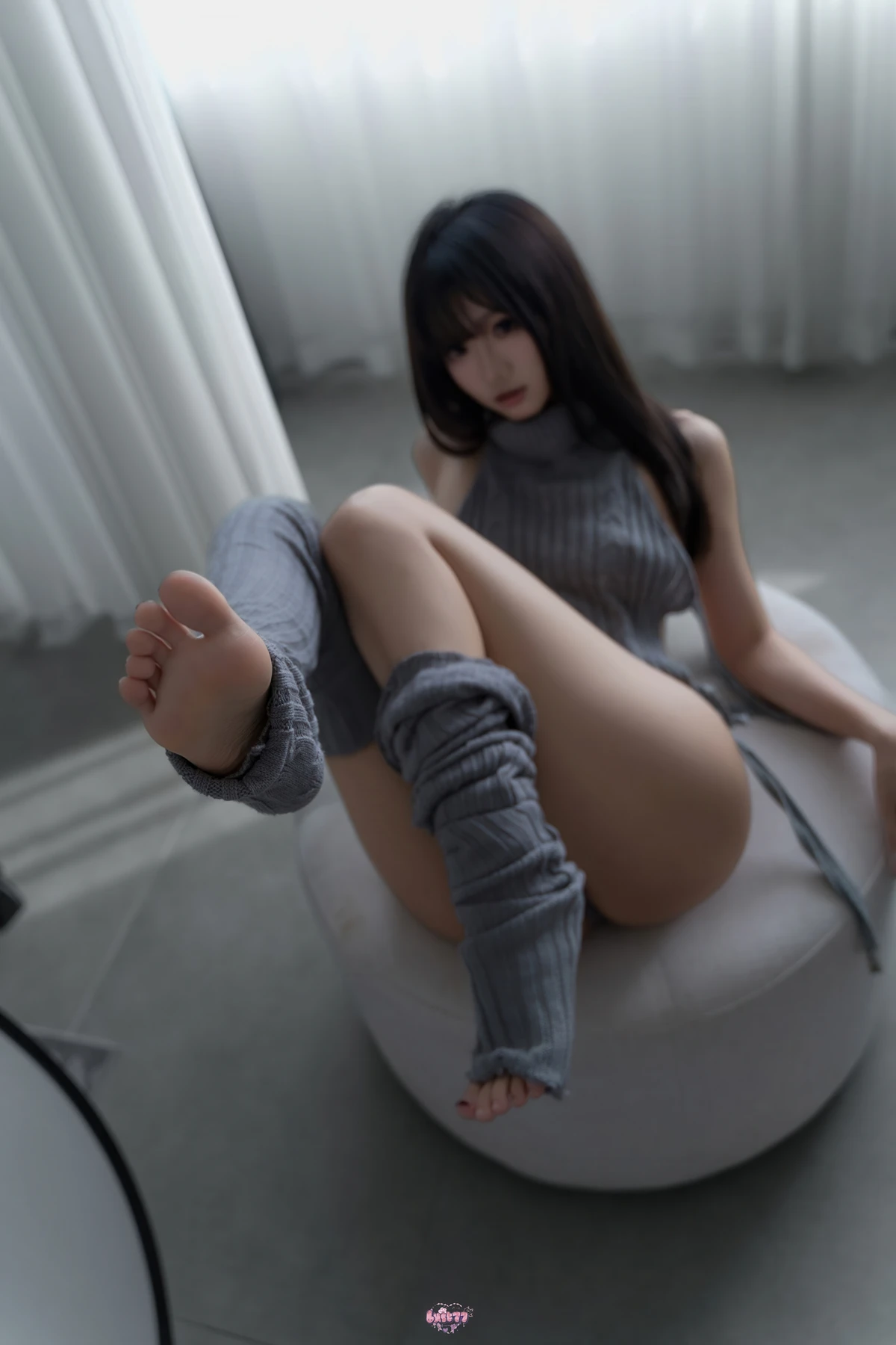 Cosplay 柒柒要乖哦 – 居家毛衣 Set.01 - P41