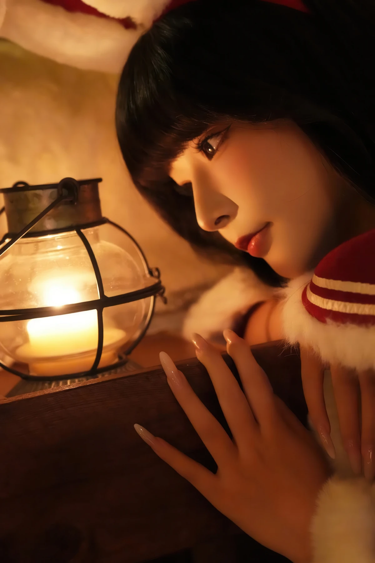 Cosplay Yuuhui玉汇 – 圣诞节特辑 告白夜 Set.02 - P1