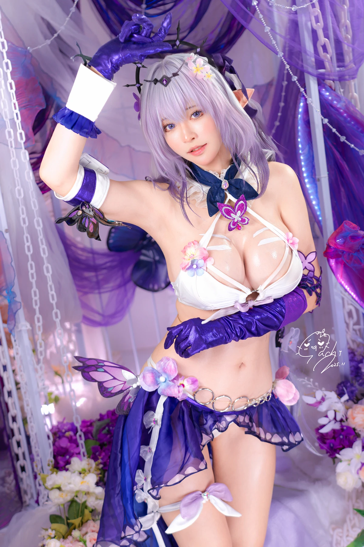 Cosplay Machi馬吉 – 水着 聖女の裏の危ない姿 第一弾 - P11
