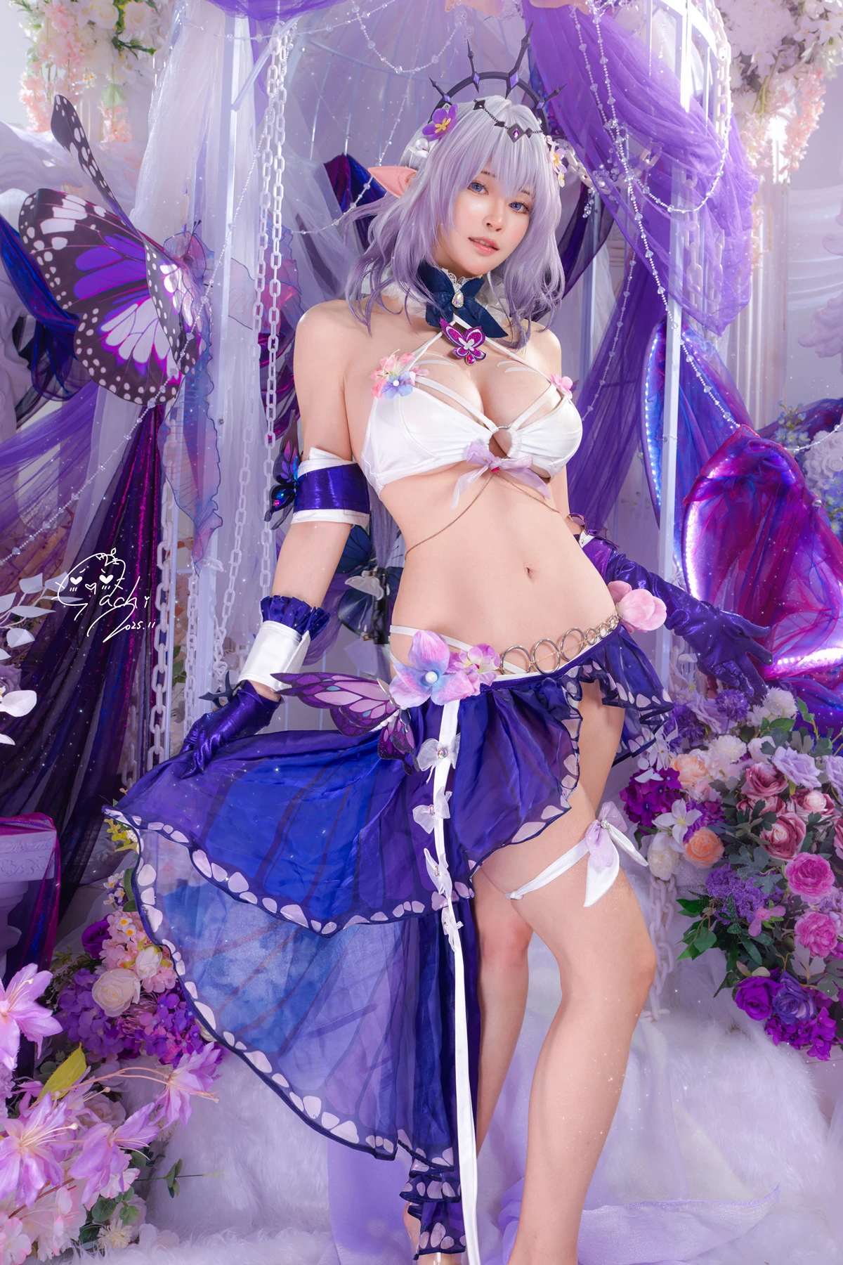 Cosplay Machi馬吉 – 水着 聖女の裏の危ない姿 第一弾 - P12