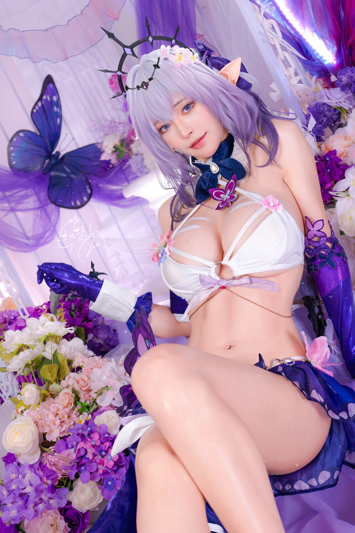 Cosplay Machi馬吉 – 水着 聖女の裏の危ない姿 第一弾 - P20