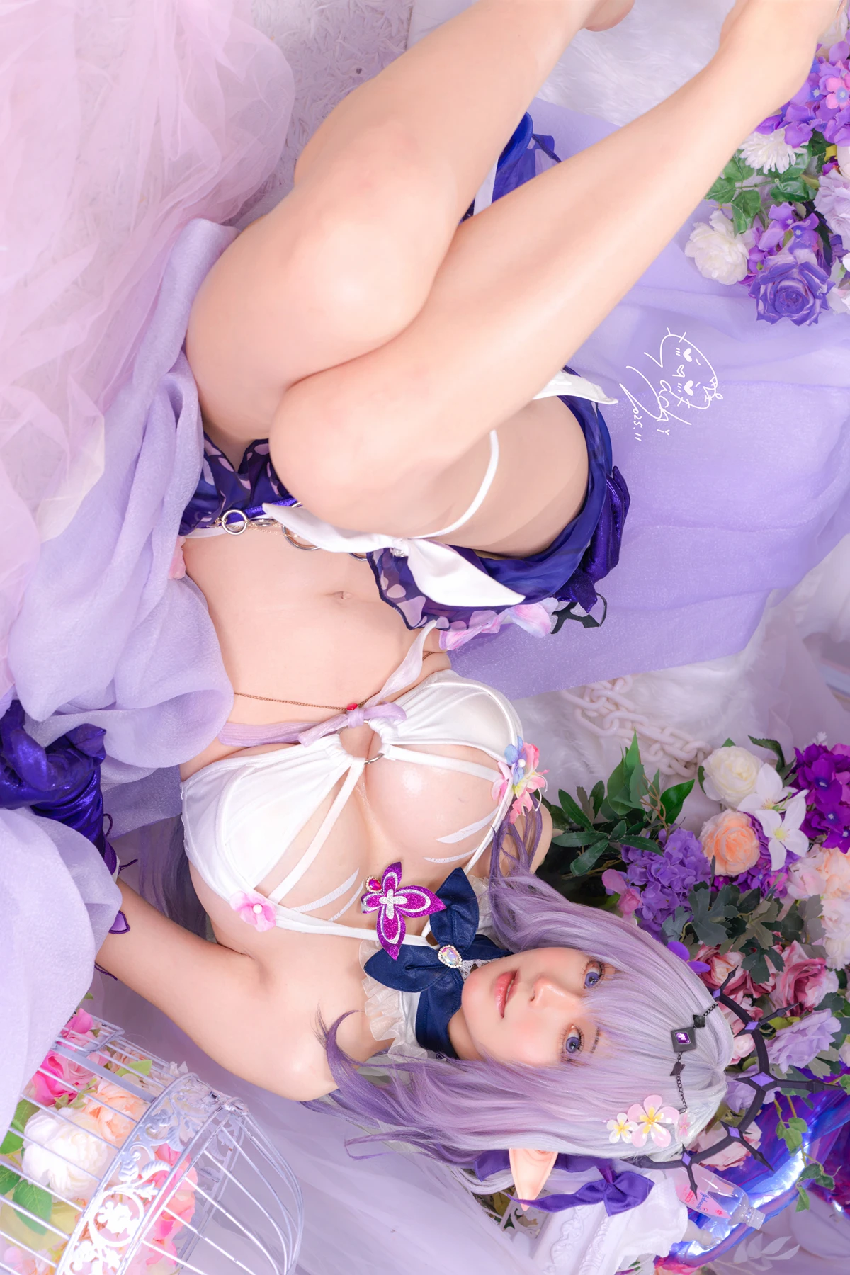 Cosplay Machi馬吉 – 水着 聖女の裏の危ない姿 第一弾 - P22