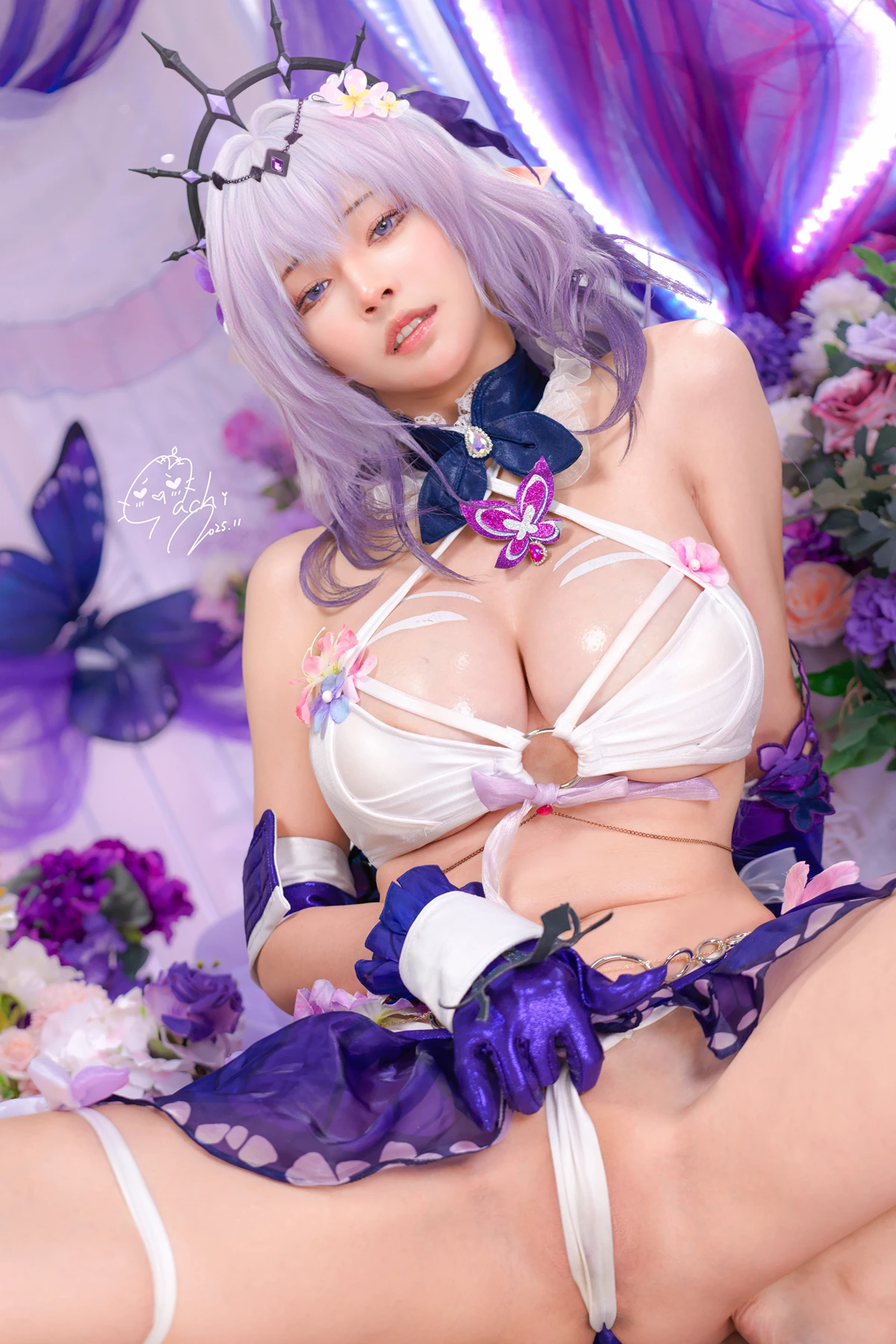 Cosplay Machi馬吉 – 水着 聖女の裏の危ない姿 第一弾 - P26
