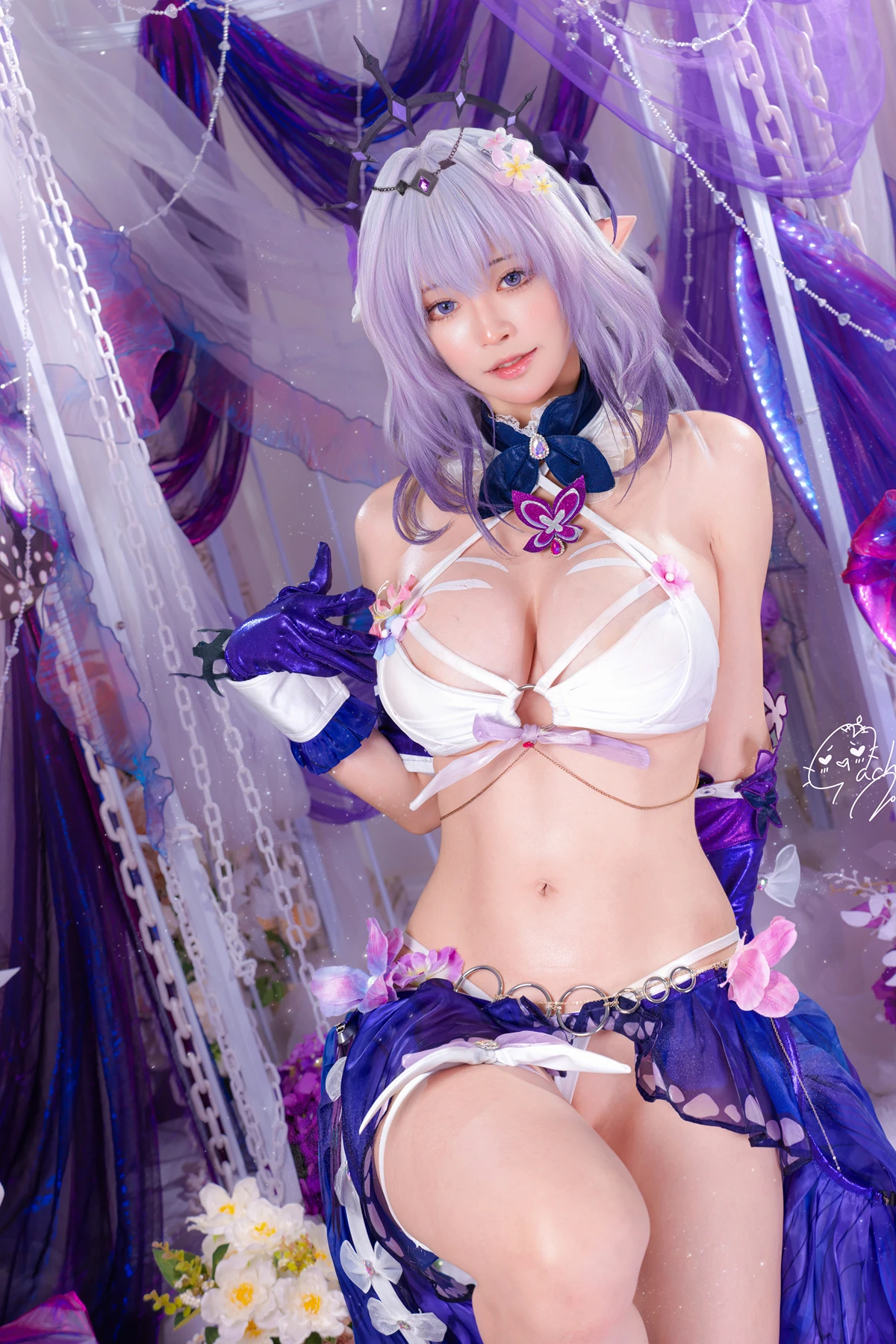 Cosplay Machi馬吉 – 水着 聖女の裏の危ない姿 第一弾 - P31