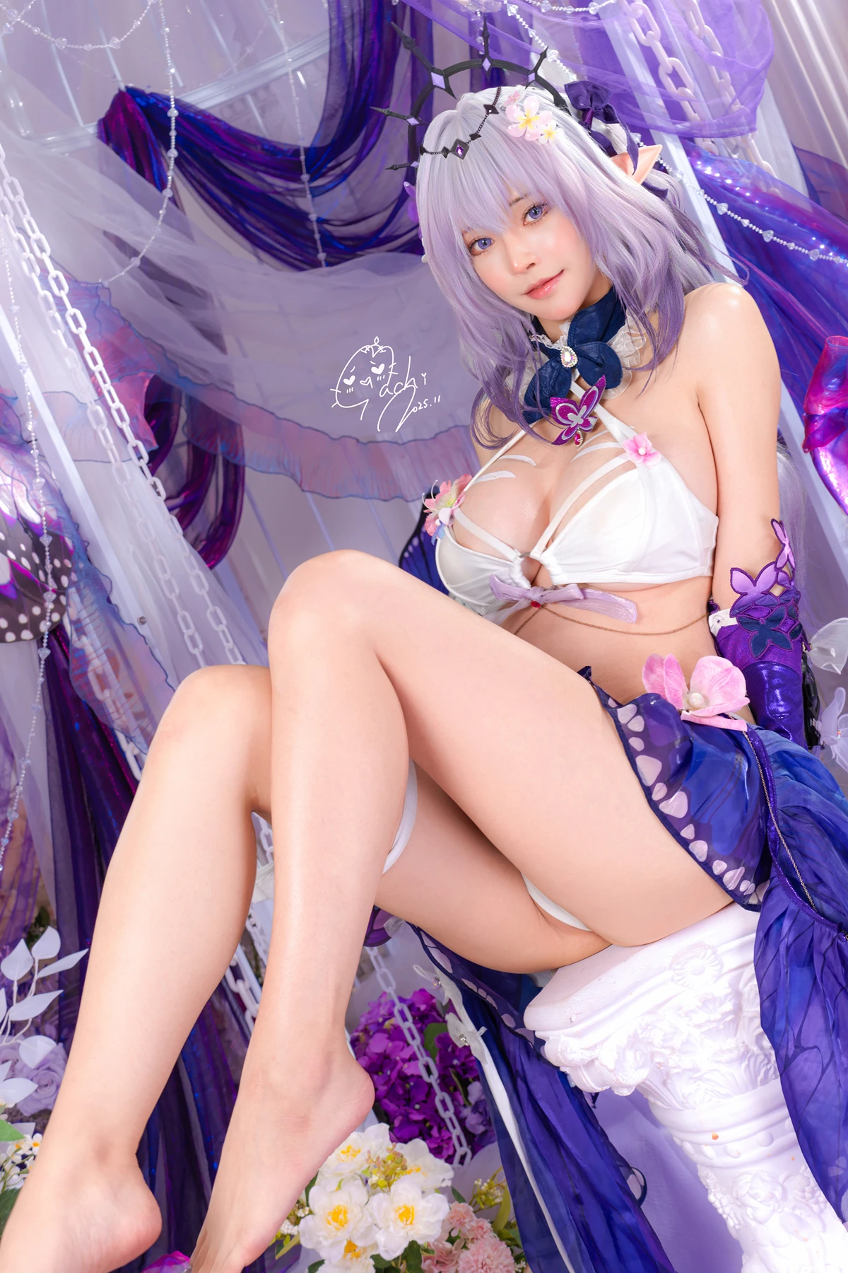 Cosplay Machi馬吉 – 水着 聖女の裏の危ない姿 第一弾 - P33
