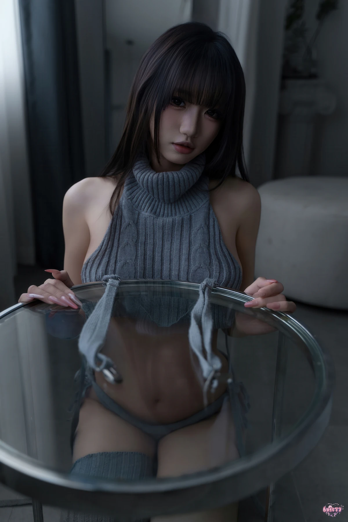 Cosplay 柒柒要乖哦 – 居家毛衣 Set.02 - P20