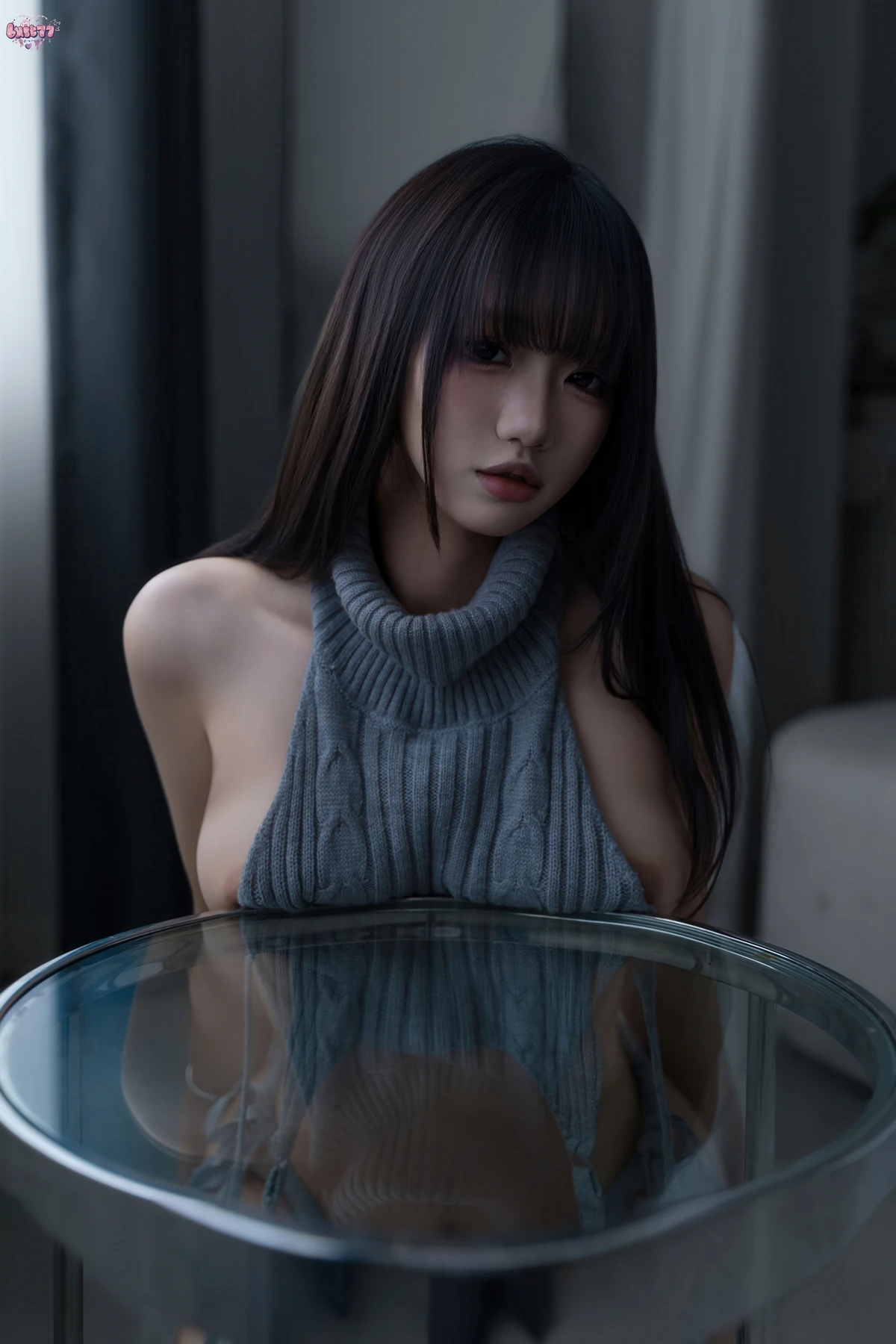 Cosplay 柒柒要乖哦 – 居家毛衣 Set.02 - P22