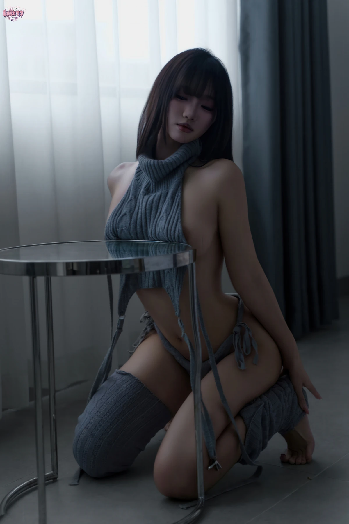 Cosplay 柒柒要乖哦 – 居家毛衣 Set.02 - P23