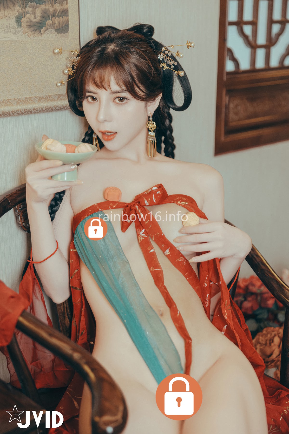 [JVID] 小米恩Mina – 裸身淫想渡中秋 - P56