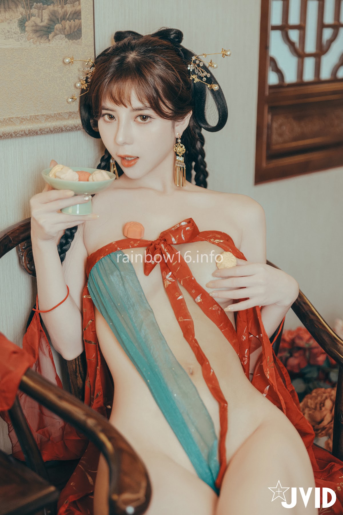 [JVID] 小米恩Mina – 裸身淫想渡中秋 - P93