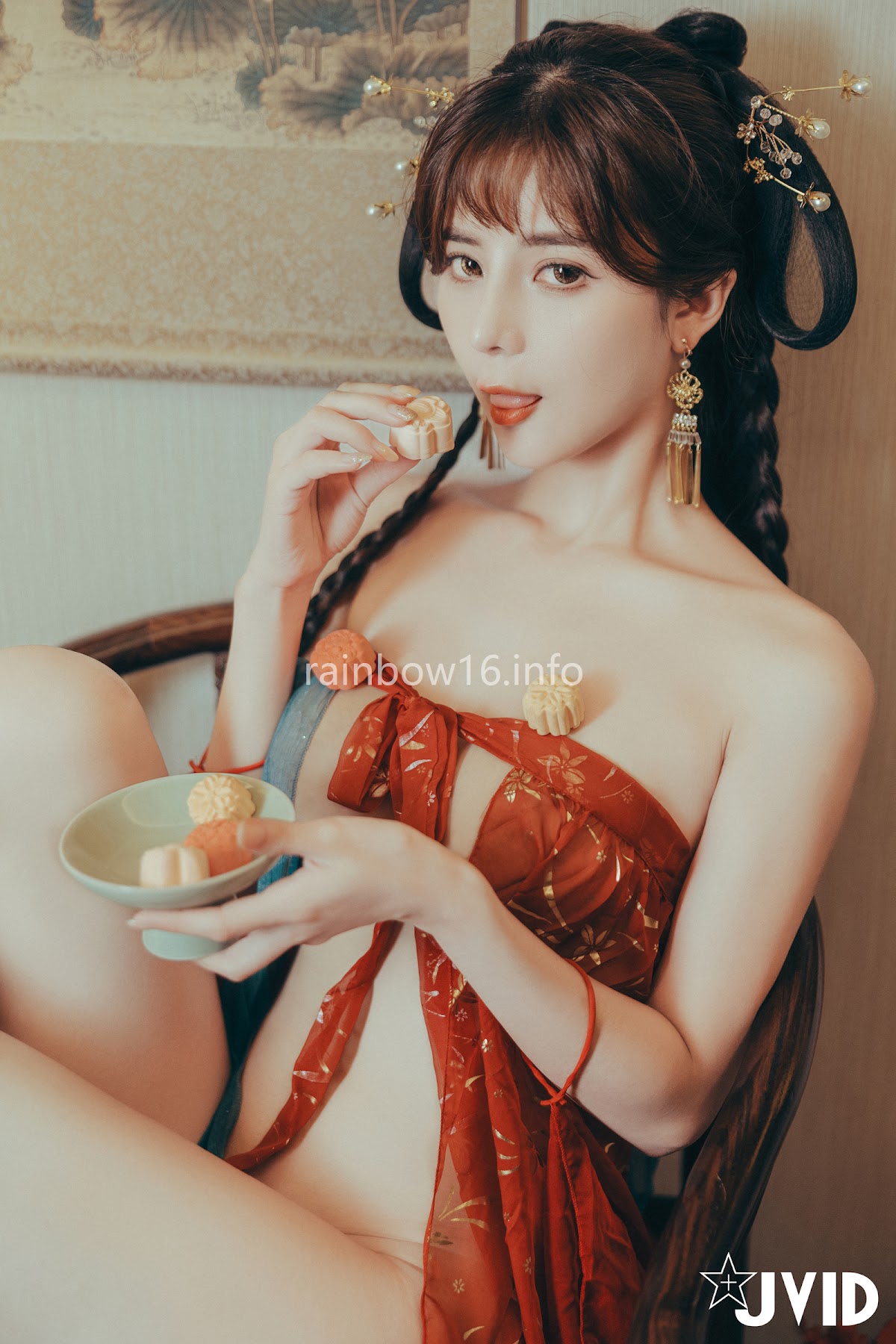[JVID] 小米恩Mina – 裸身淫想渡中秋 - P96
