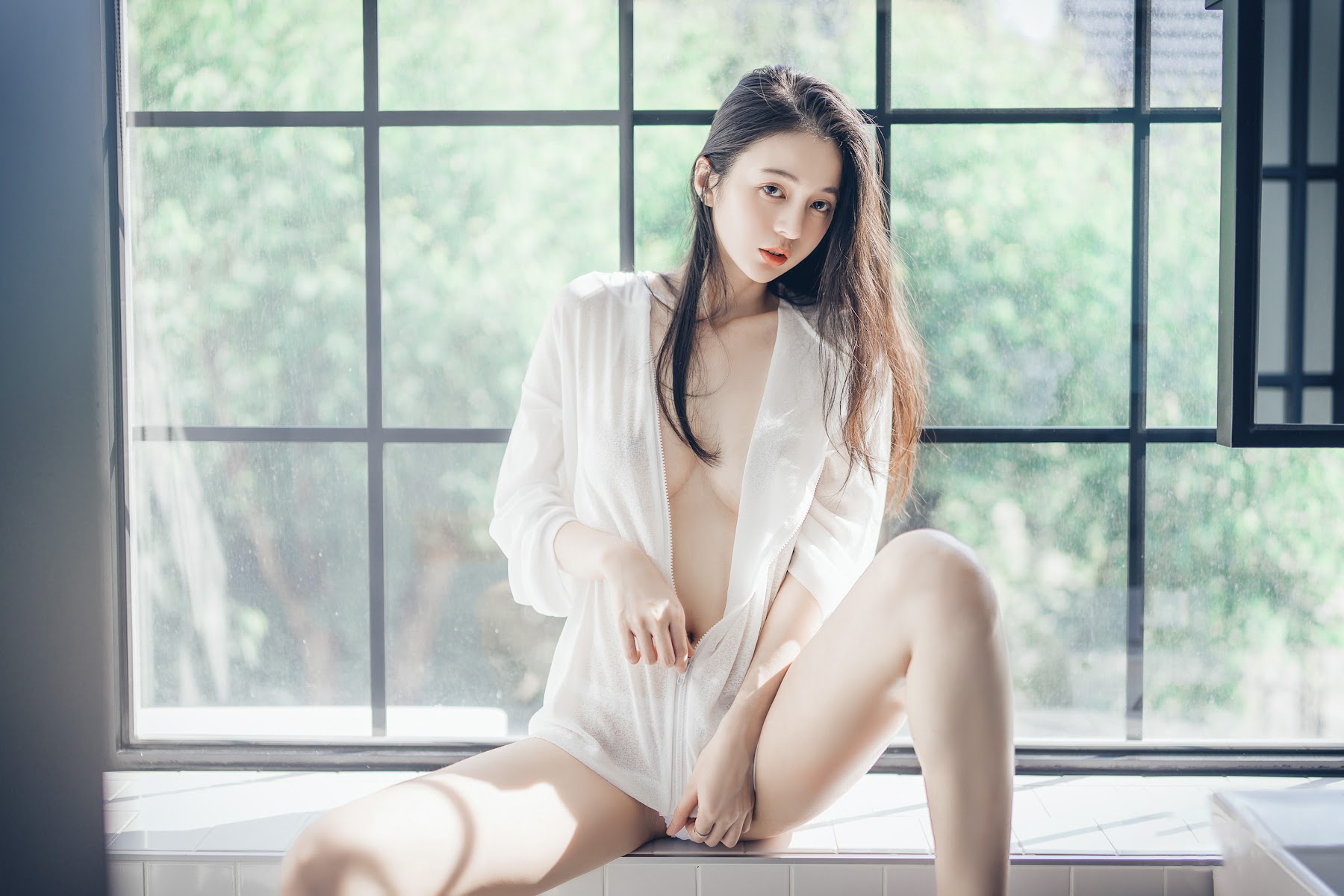 [JVID] 辰辰 – 午后阳光-透视连衣 - P11