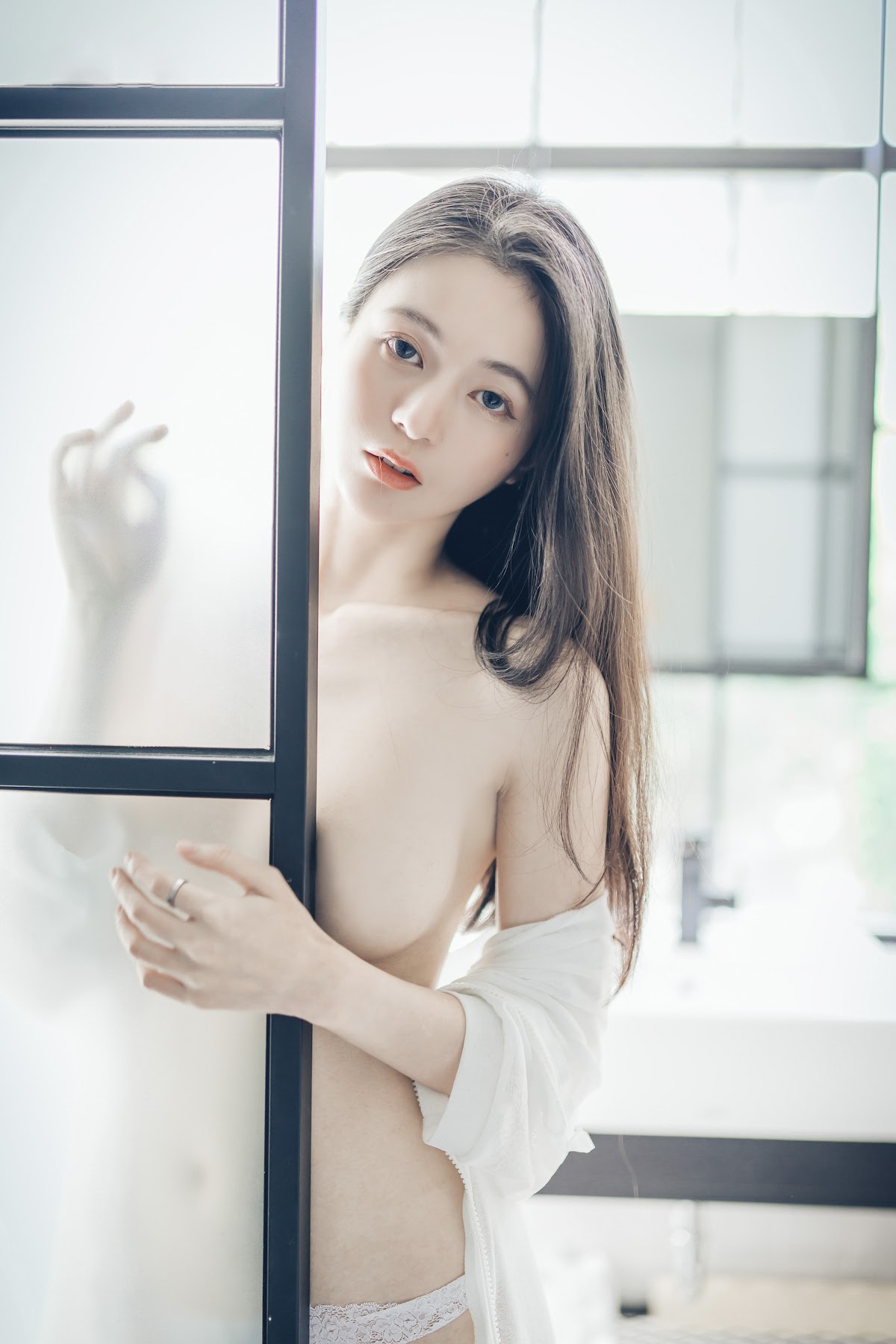 [JVID] 辰辰 – 午后阳光-透视连衣 - P51