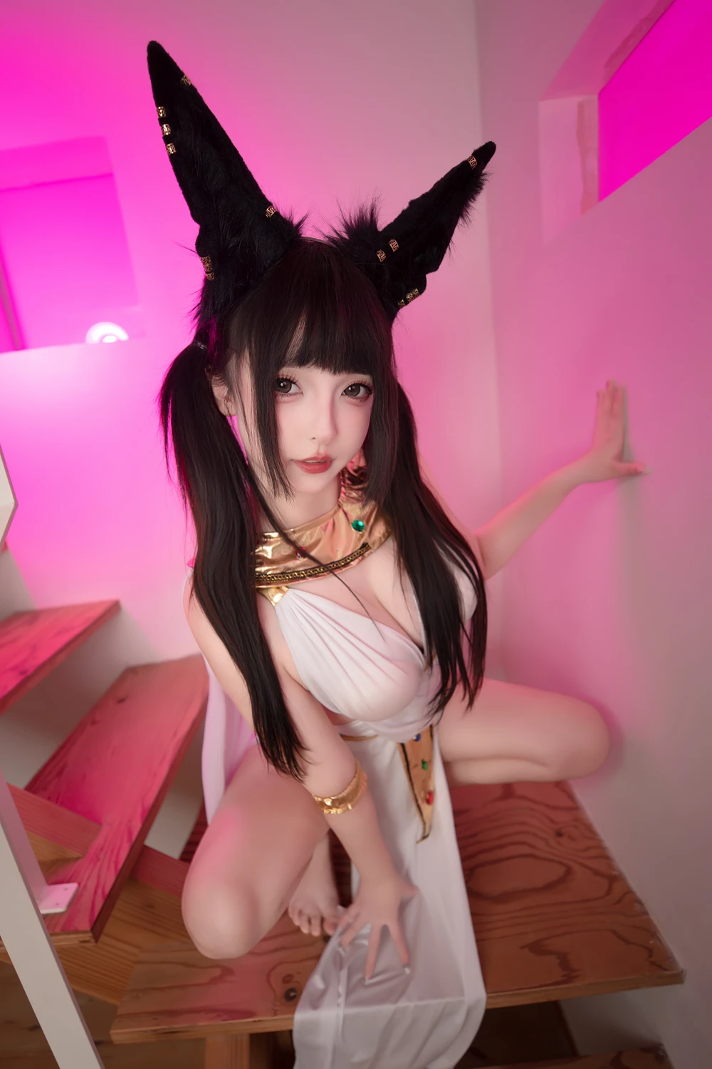 Cosplay 神楽坂真冬 – 埃及野猫 - P24
