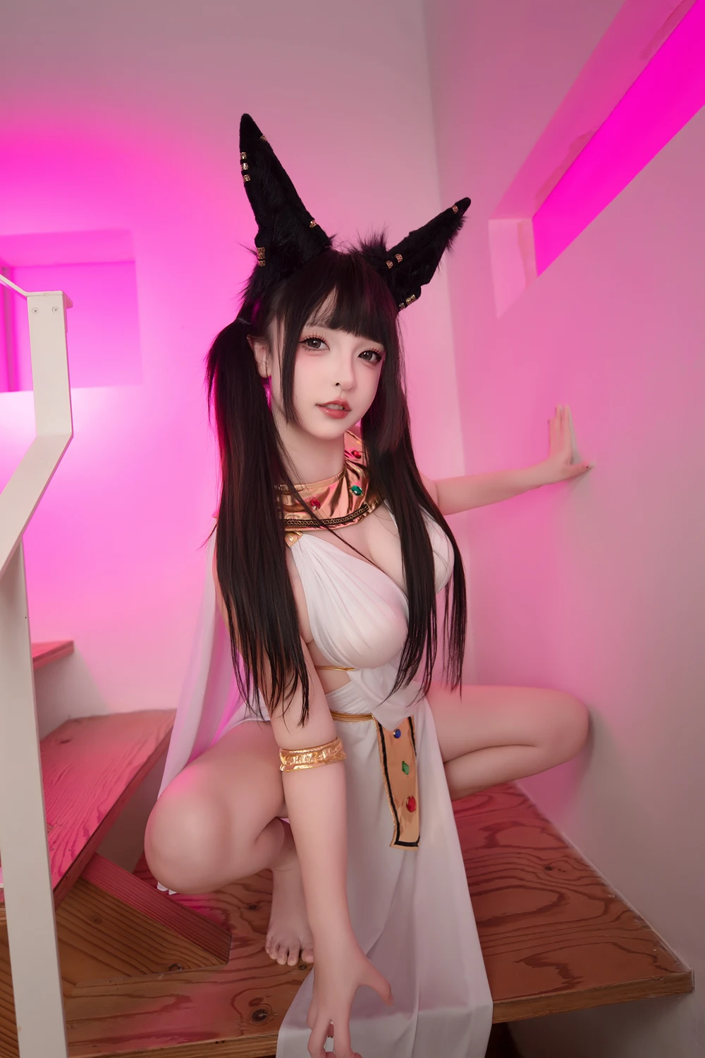 Cosplay 神楽坂真冬 – 埃及野猫 - P25