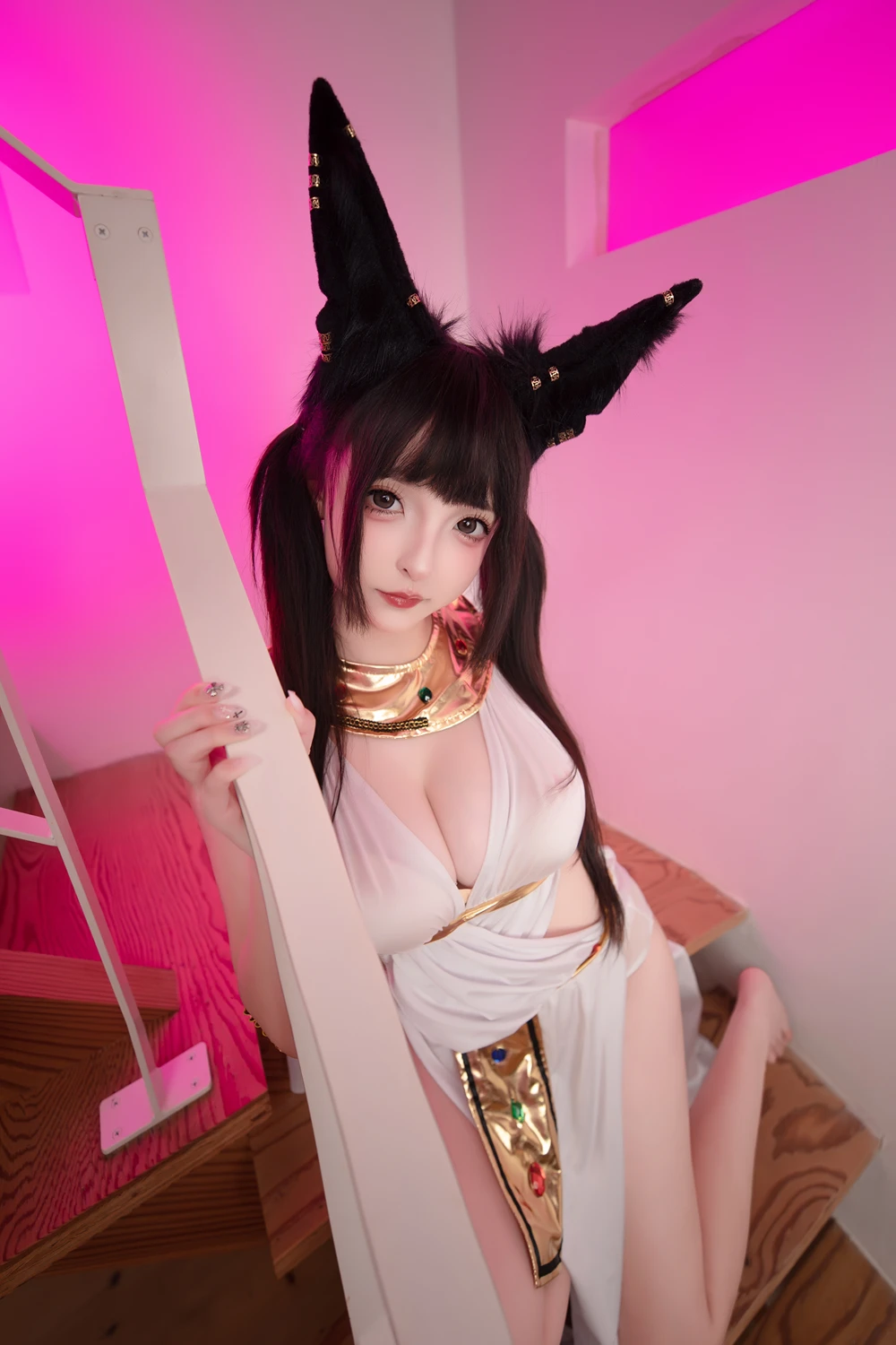 Cosplay 神楽坂真冬 – 埃及野猫 - P47