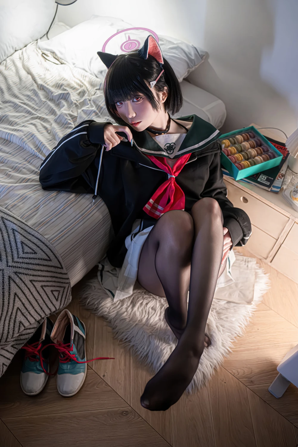 Cosplay 纸悦Etsu_ko – 蔚蓝档案 杏山和纱 - P4
