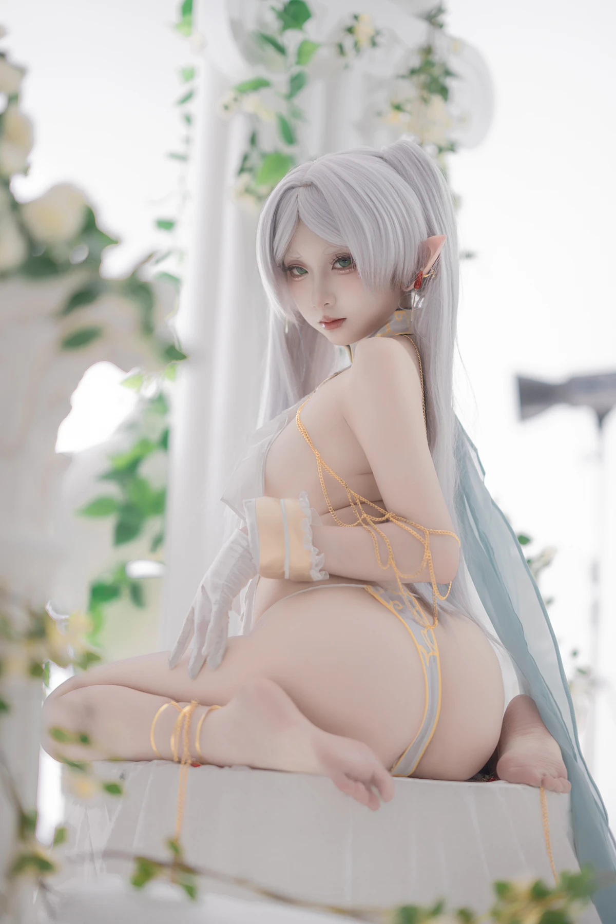 Cosplay 纸悦Etsu_ko – 葬送的芙莉莲 芙莉莲 舞娘 - P11