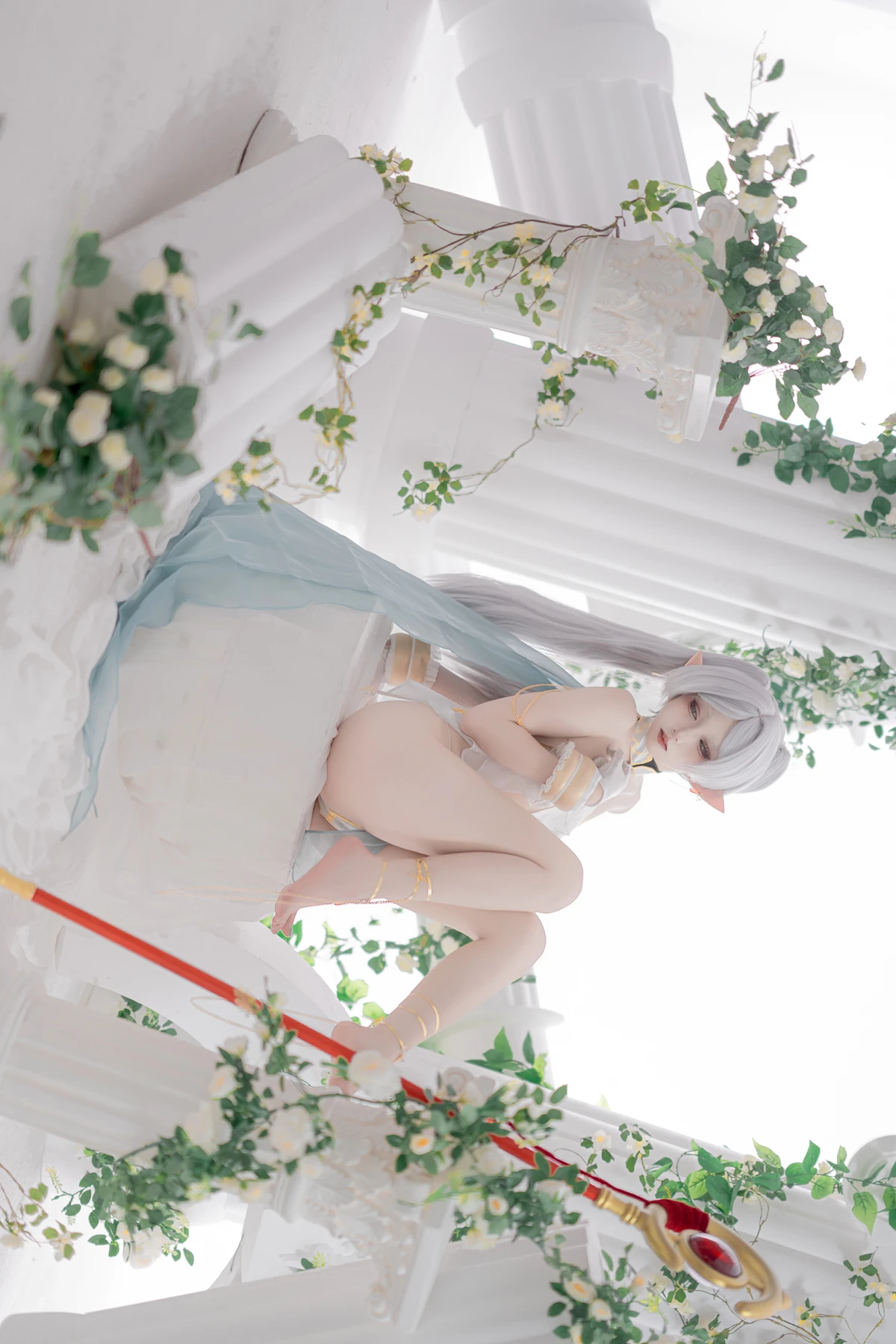 Cosplay 纸悦Etsu_ko – 葬送的芙莉莲 芙莉莲 舞娘 - P13