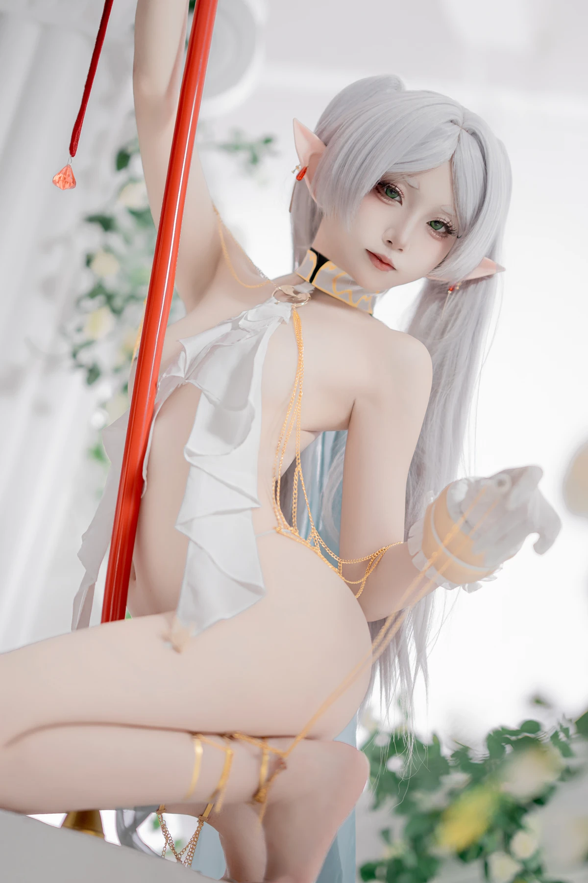 Cosplay 纸悦Etsu_ko – 葬送的芙莉莲 芙莉莲 舞娘 - P19