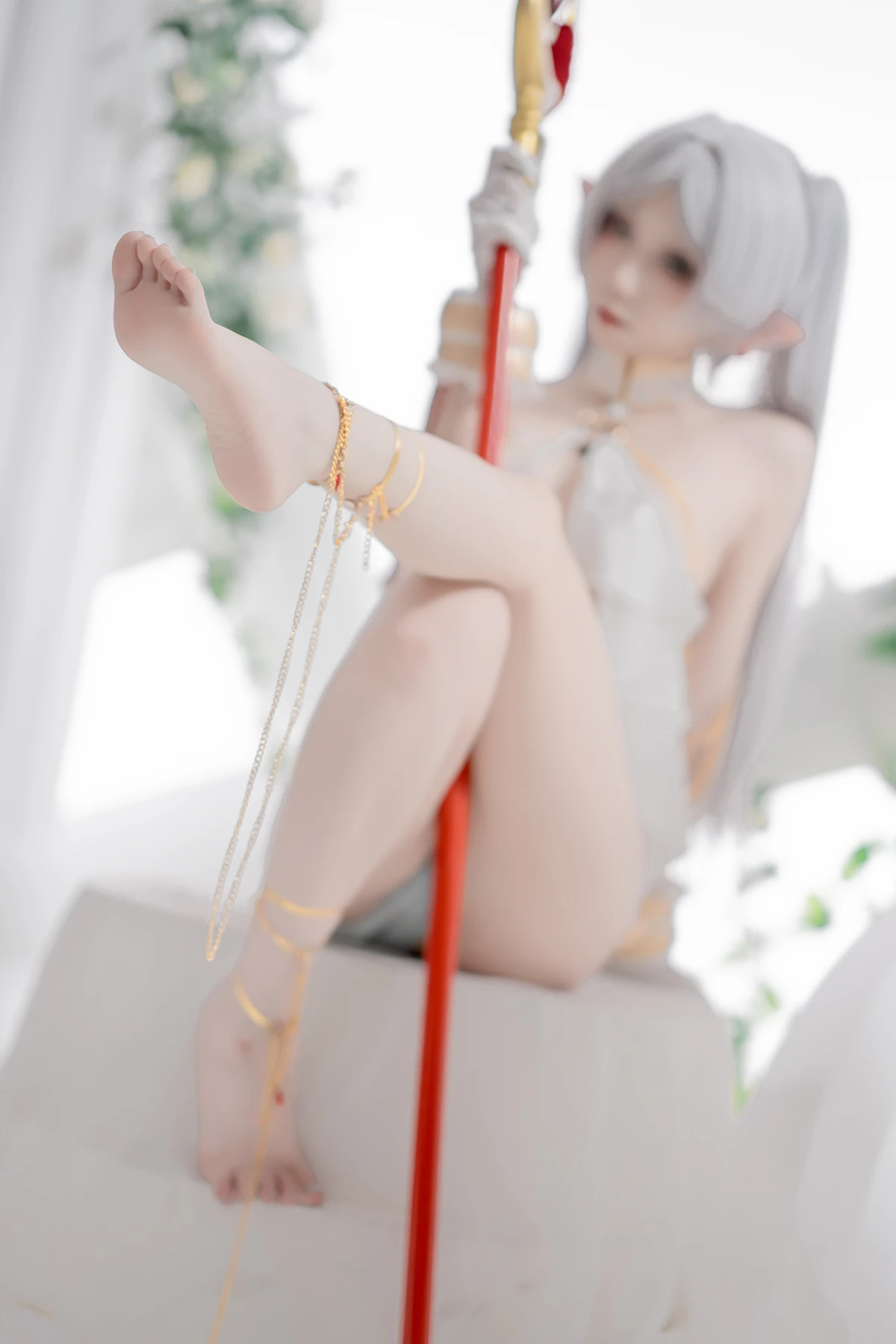 Cosplay 纸悦Etsu_ko – 葬送的芙莉莲 芙莉莲 舞娘 - P21