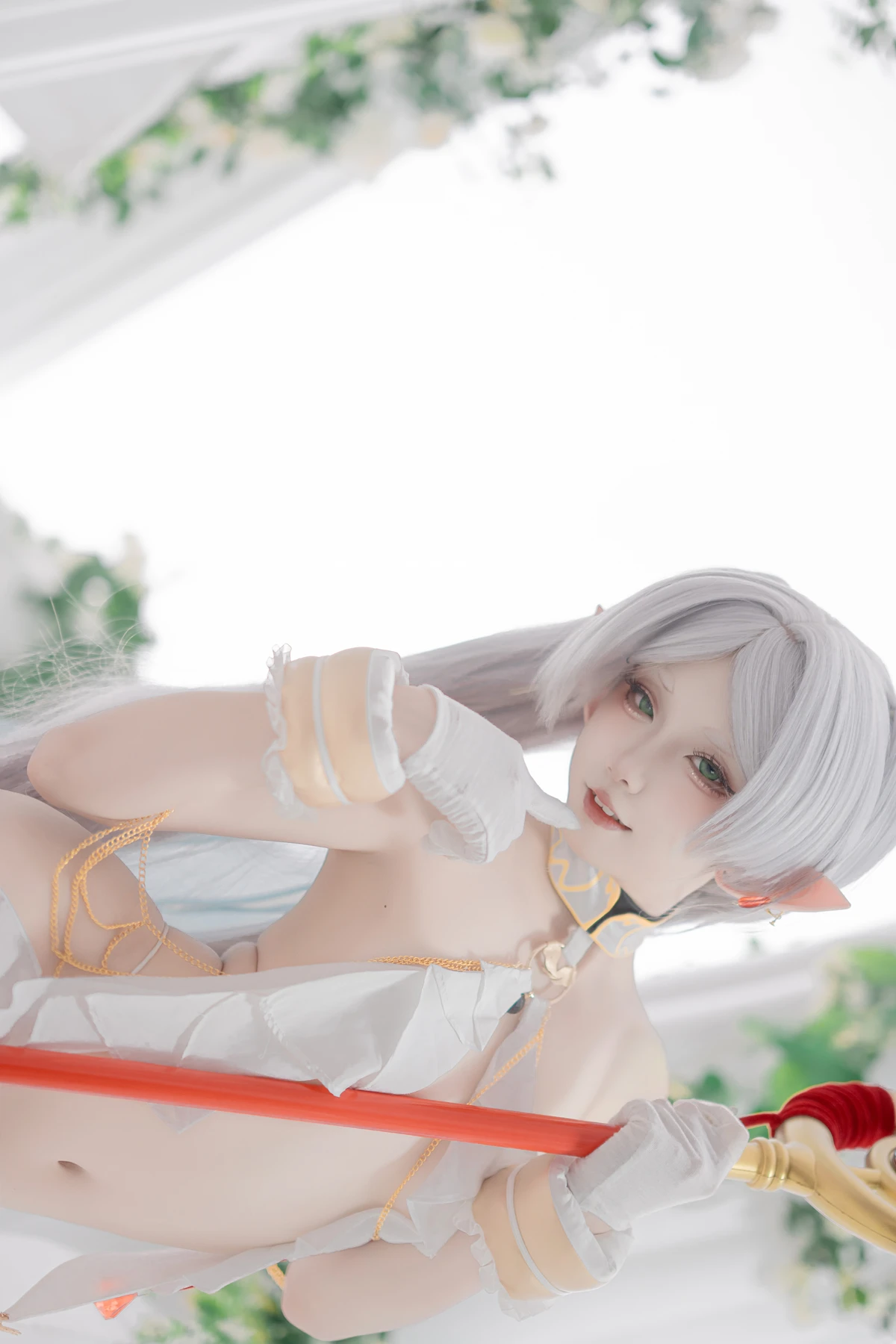 Cosplay 纸悦Etsu_ko – 葬送的芙莉莲 芙莉莲 舞娘 - P23