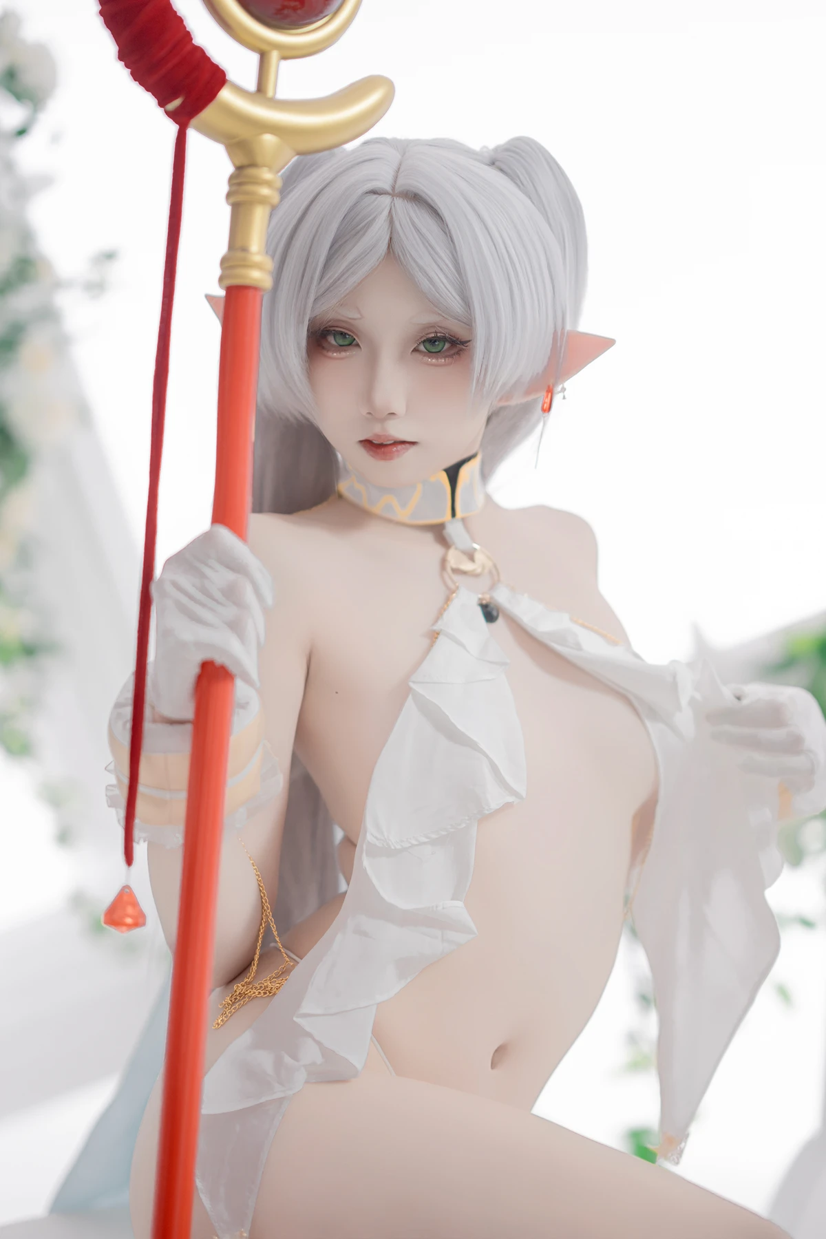 Cosplay 纸悦Etsu_ko – 葬送的芙莉莲 芙莉莲 舞娘 - P25