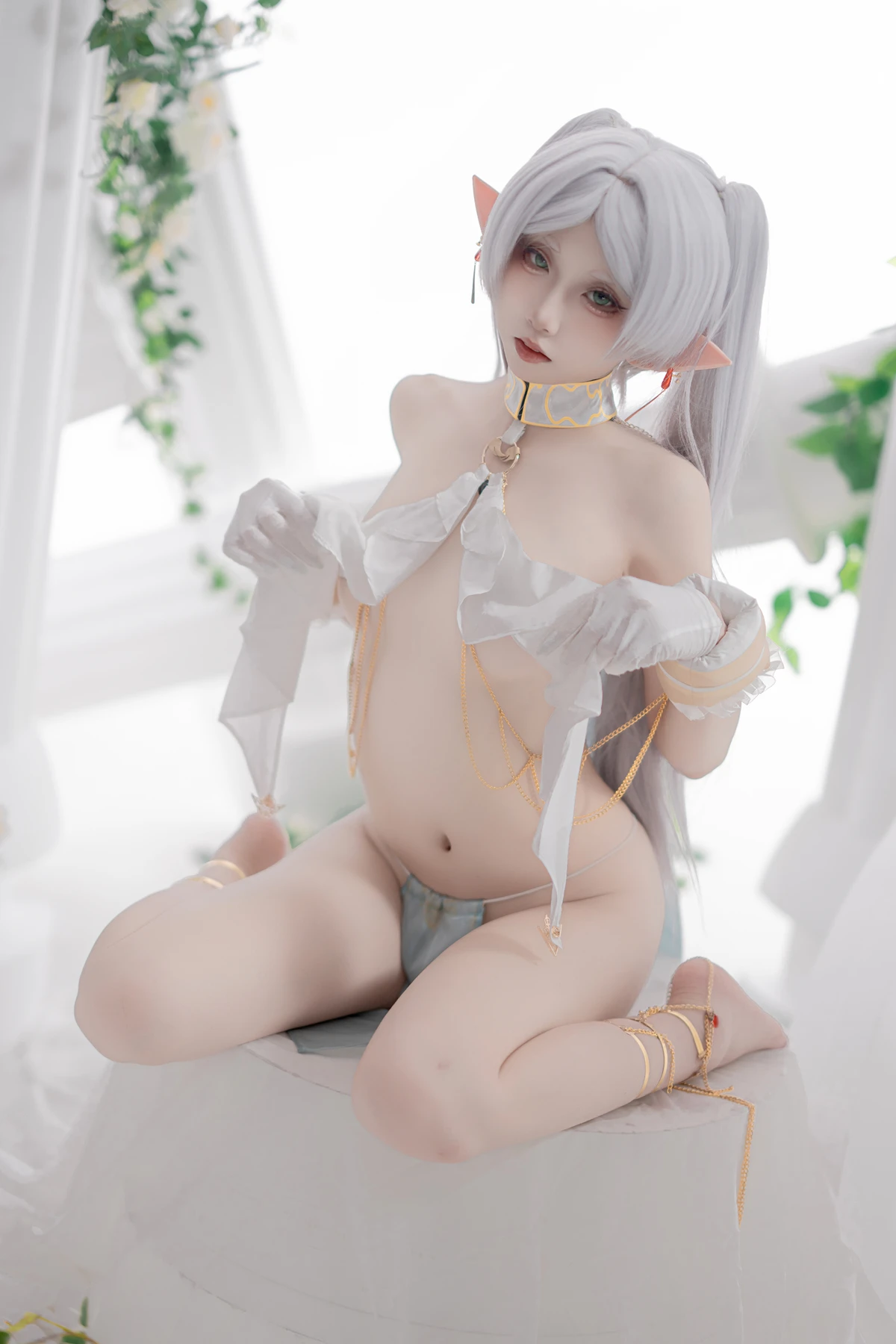 Cosplay 纸悦Etsu_ko – 葬送的芙莉莲 芙莉莲 舞娘 - P26