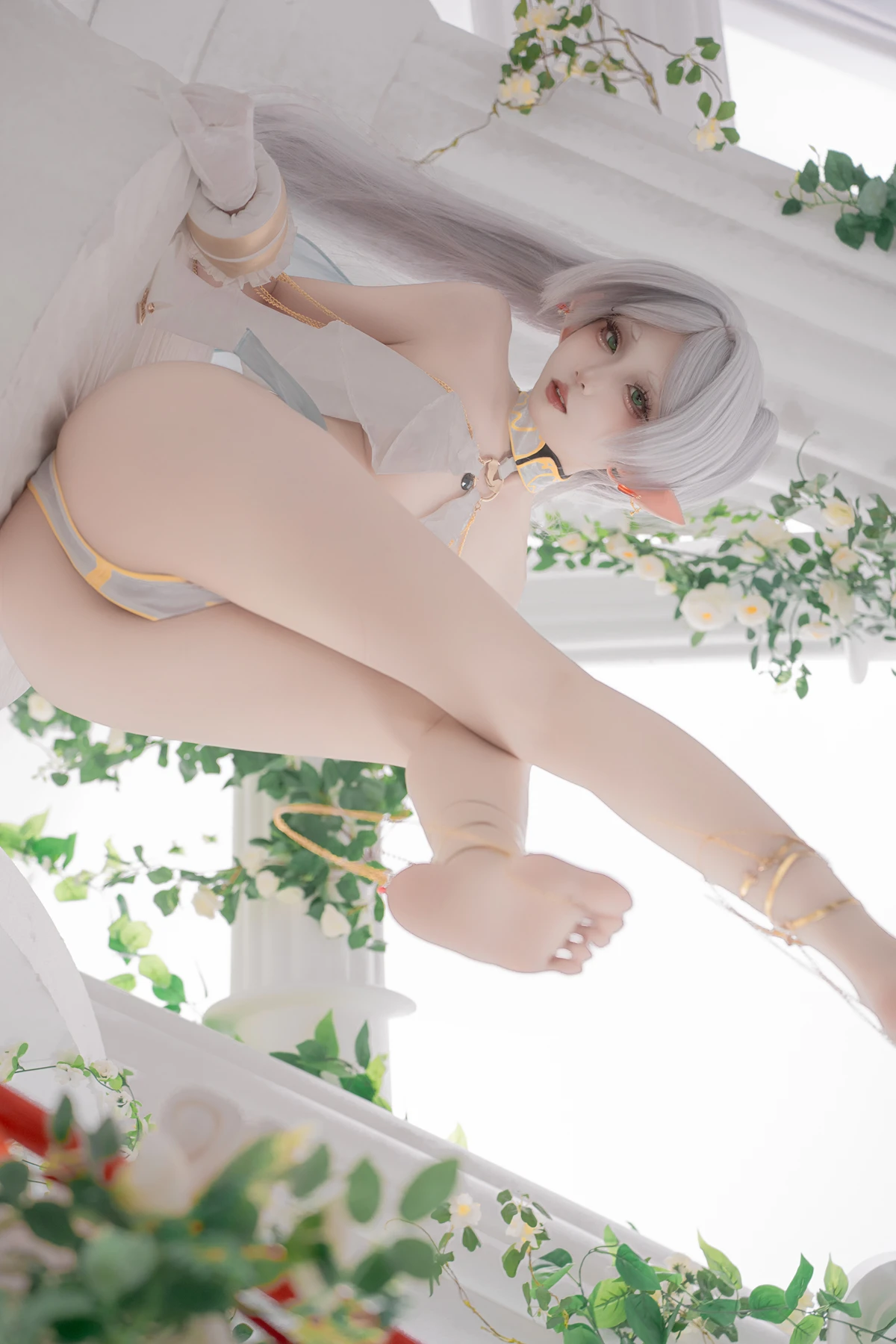 Cosplay 纸悦Etsu_ko – 葬送的芙莉莲 芙莉莲 舞娘 - P29