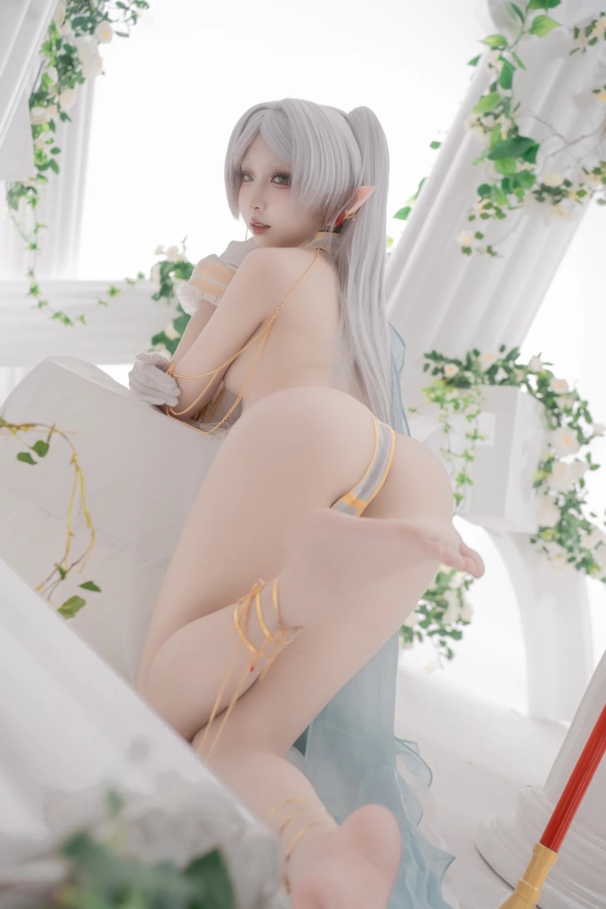 Cosplay 纸悦Etsu_ko – 葬送的芙莉莲 芙莉莲 舞娘 - P32