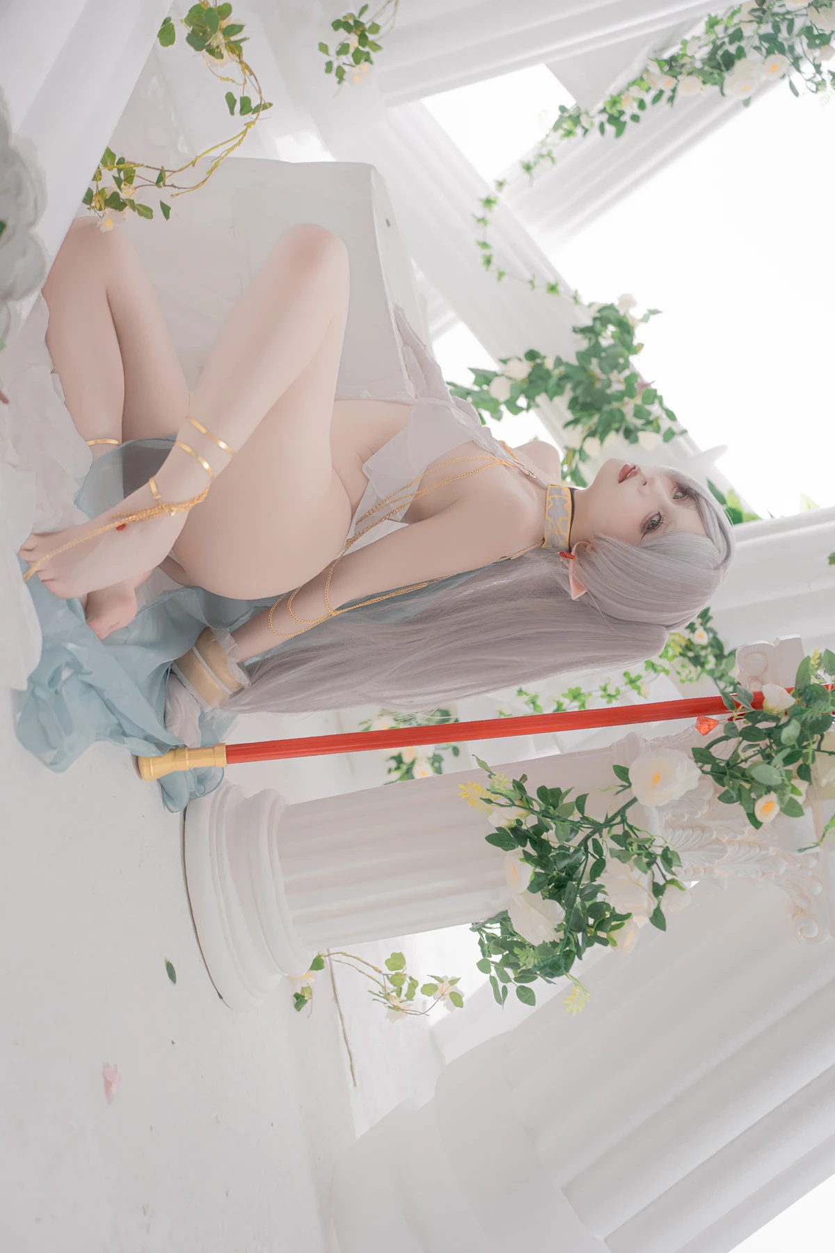Cosplay 纸悦Etsu_ko – 葬送的芙莉莲 芙莉莲 舞娘 - P36