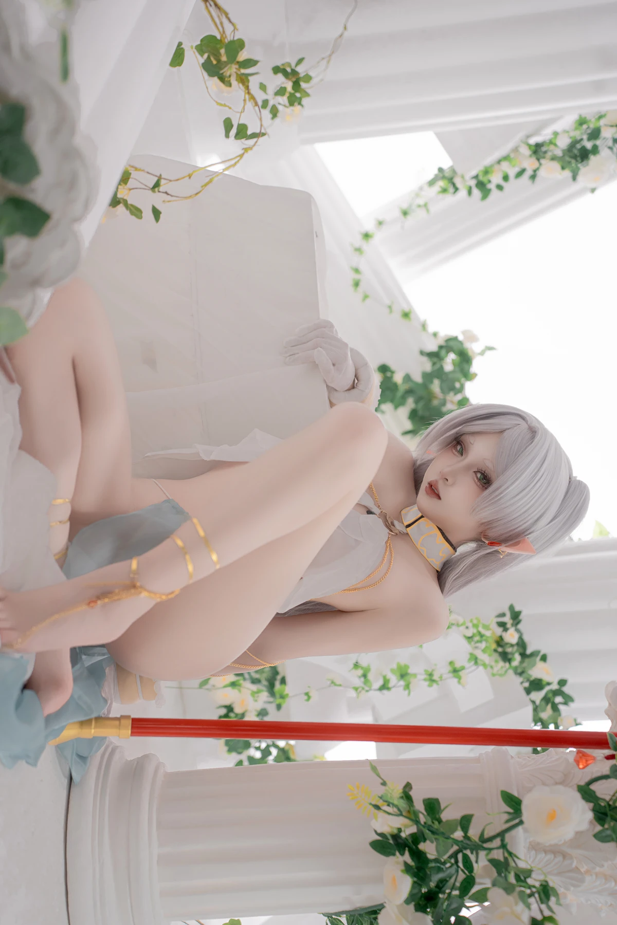 Cosplay 纸悦Etsu_ko – 葬送的芙莉莲 芙莉莲 舞娘 - P38
