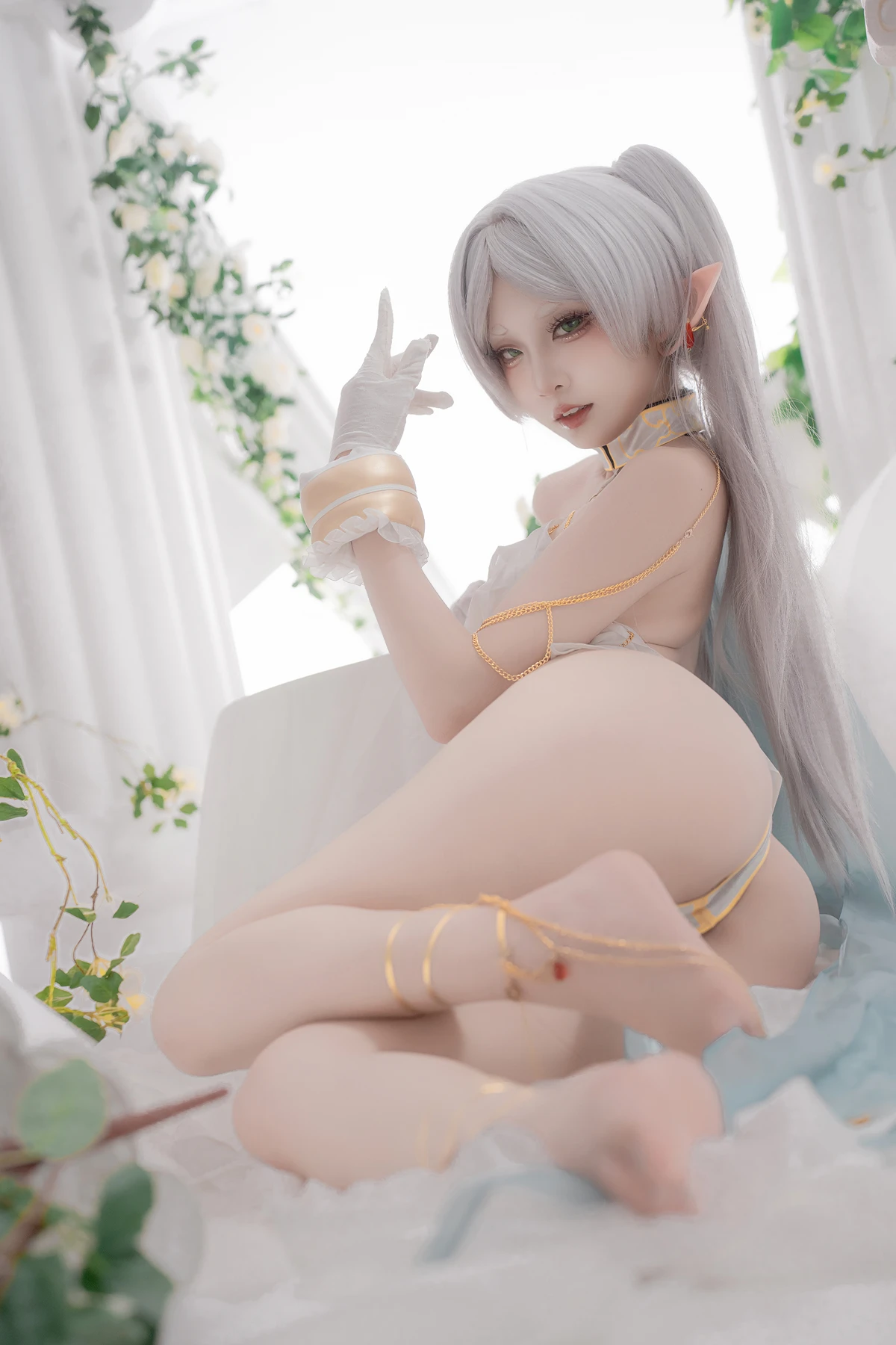 Cosplay 纸悦Etsu_ko – 葬送的芙莉莲 芙莉莲 舞娘 - P41