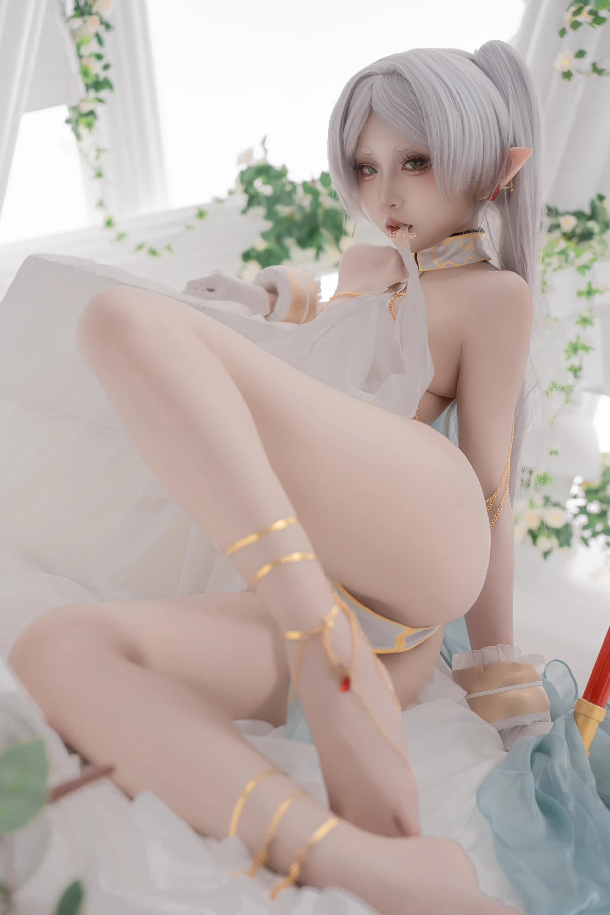 Cosplay 纸悦Etsu_ko – 葬送的芙莉莲 芙莉莲 舞娘 - P42