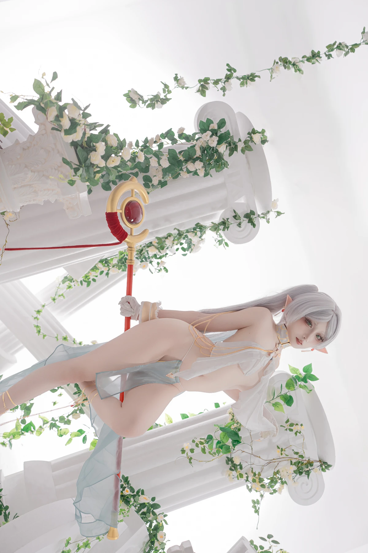 Cosplay 纸悦Etsu_ko – 葬送的芙莉莲 芙莉莲 舞娘 - P52