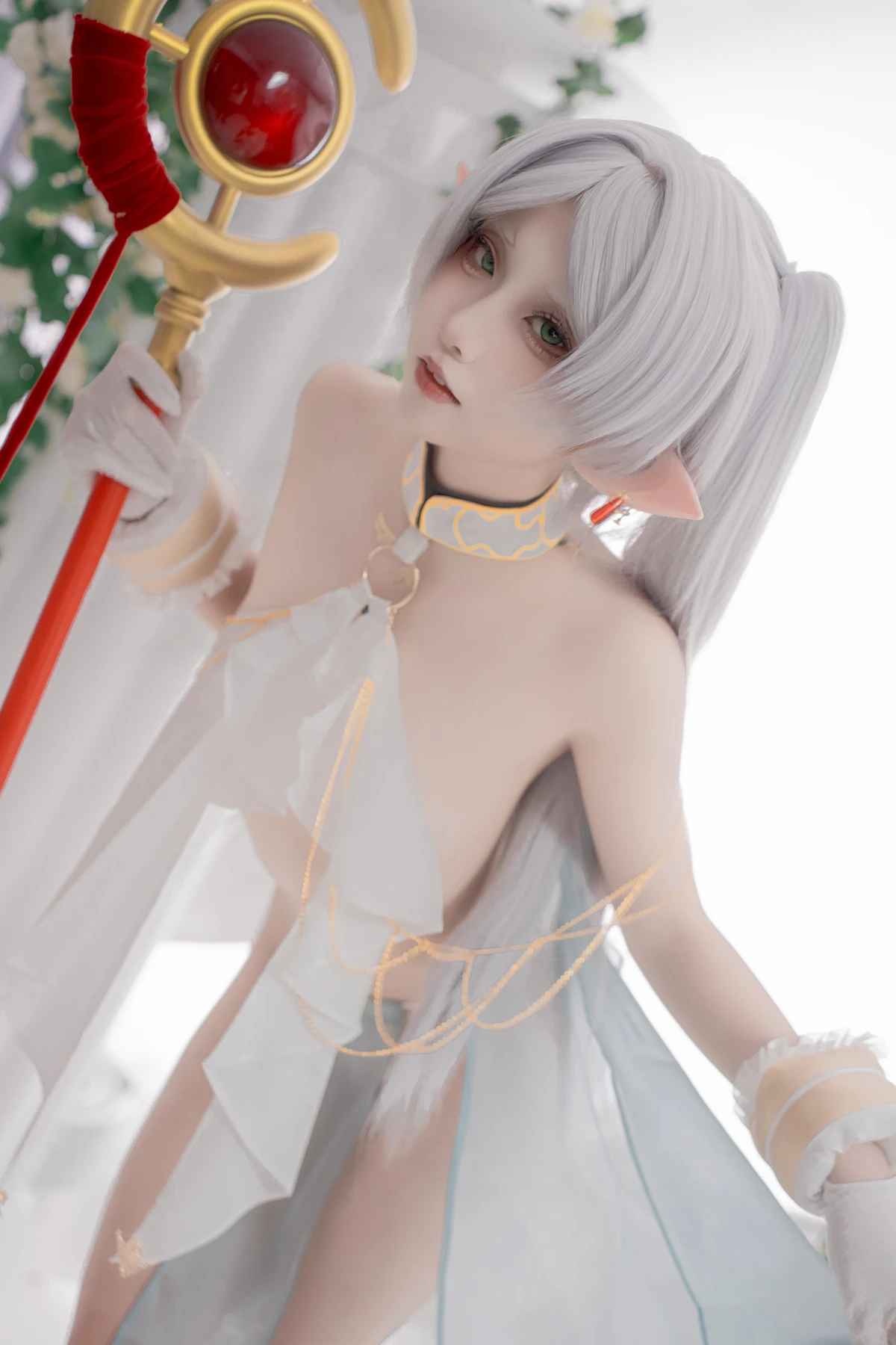 Cosplay 纸悦Etsu_ko – 葬送的芙莉莲 芙莉莲 舞娘 - P53