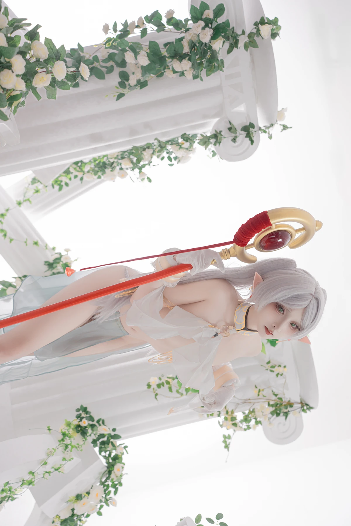 Cosplay 纸悦Etsu_ko – 葬送的芙莉莲 芙莉莲 舞娘 - P55