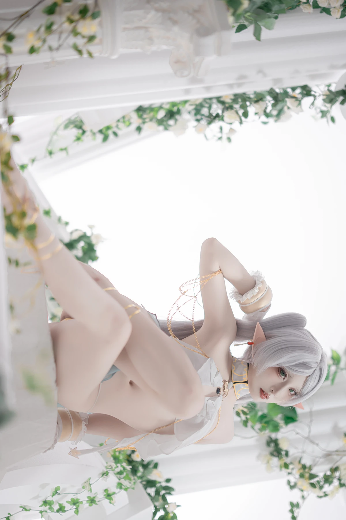 Cosplay 纸悦Etsu_ko – 葬送的芙莉莲 芙莉莲 舞娘 - P5