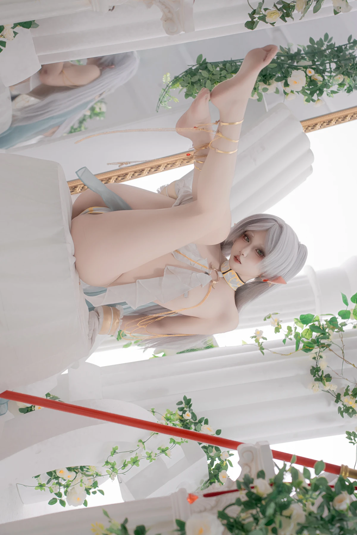 Cosplay 纸悦Etsu_ko – 葬送的芙莉莲 芙莉莲 舞娘 - P59