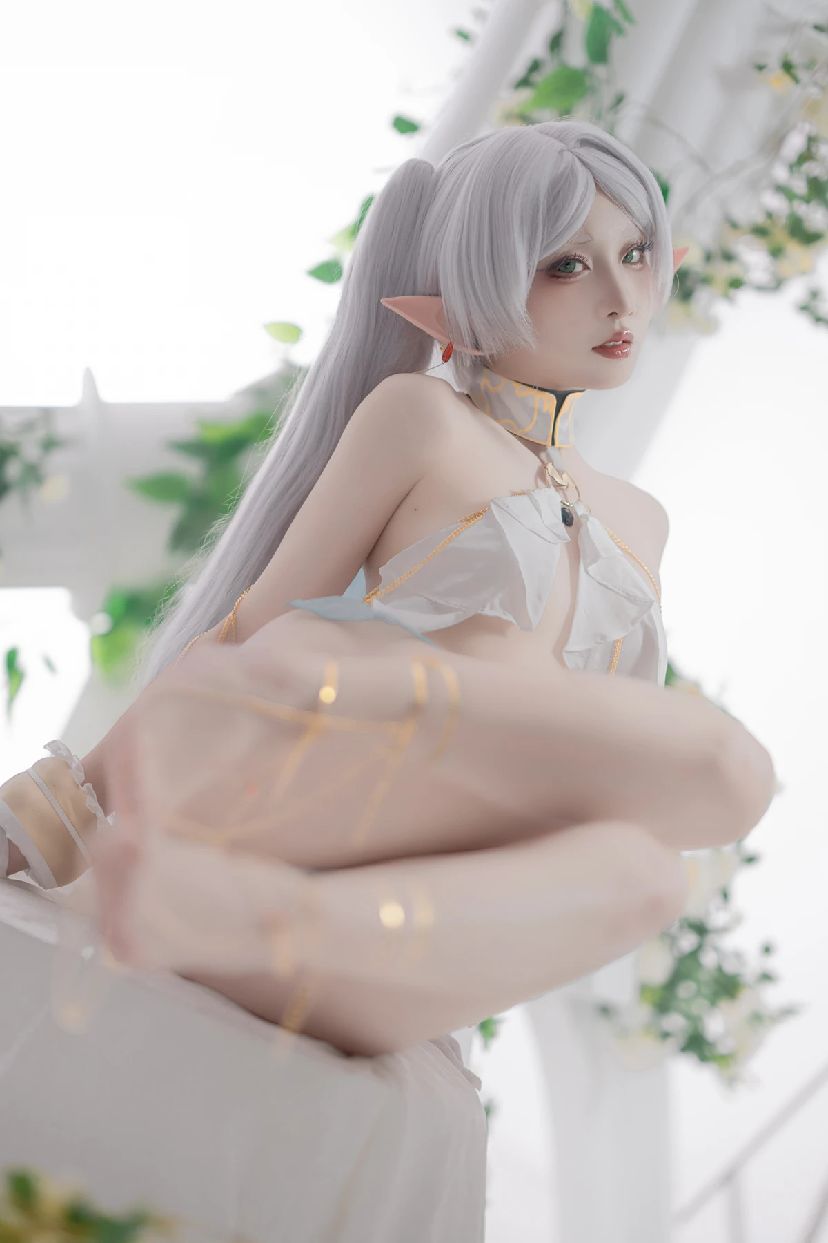 Cosplay 纸悦Etsu_ko – 葬送的芙莉莲 芙莉莲 舞娘 - P7