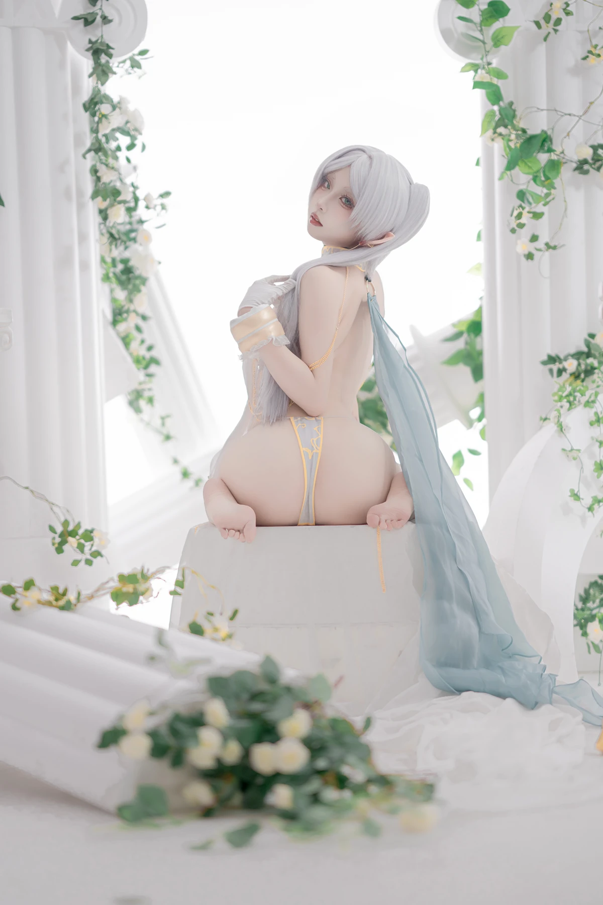 Cosplay 纸悦Etsu_ko – 葬送的芙莉莲 芙莉莲 舞娘 - P8