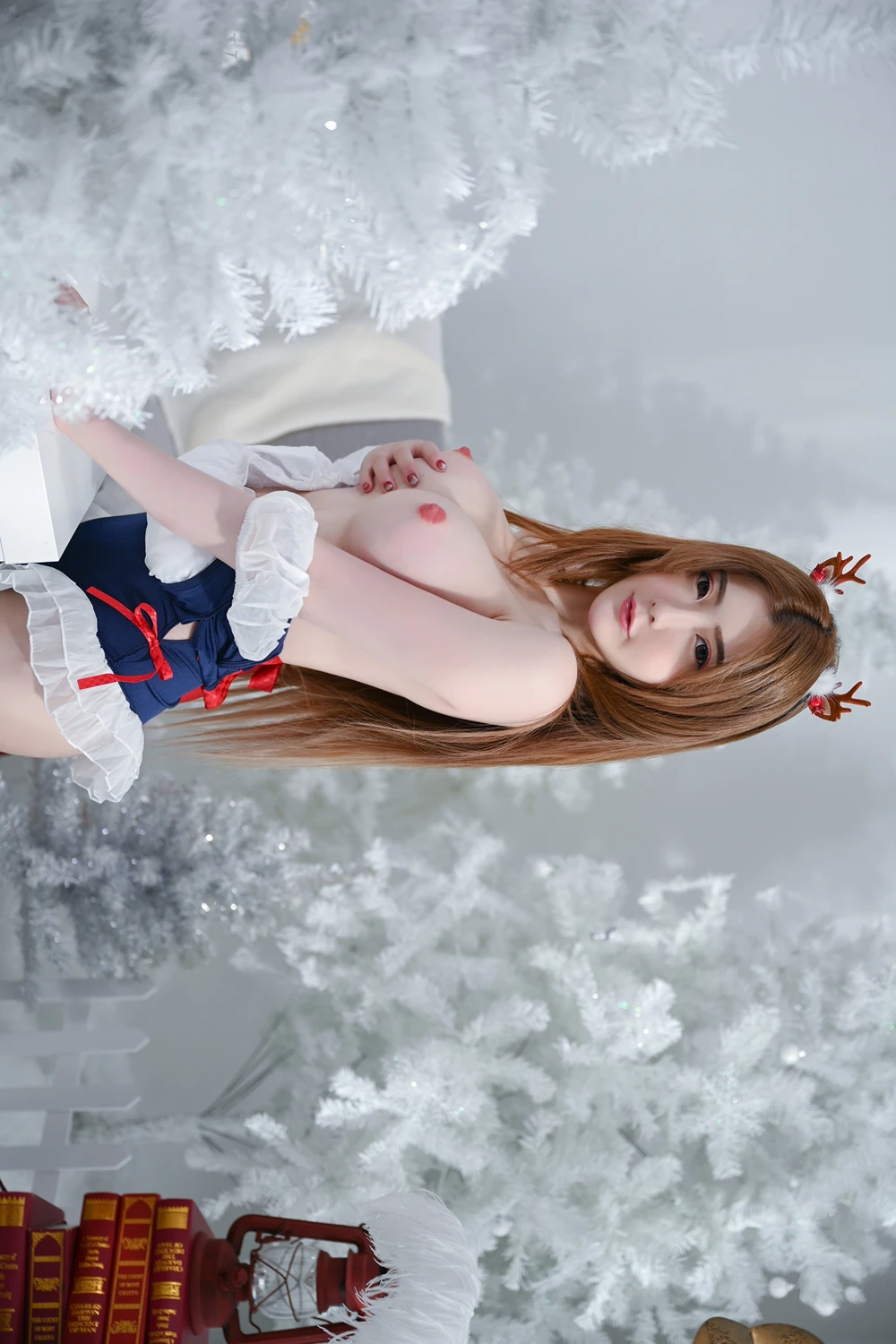 JVID 璃奈醬 – 璃奈醬耶誕感謝祭,一集三套服裝,三種玩法,三次高潮!! Set.01 - P22