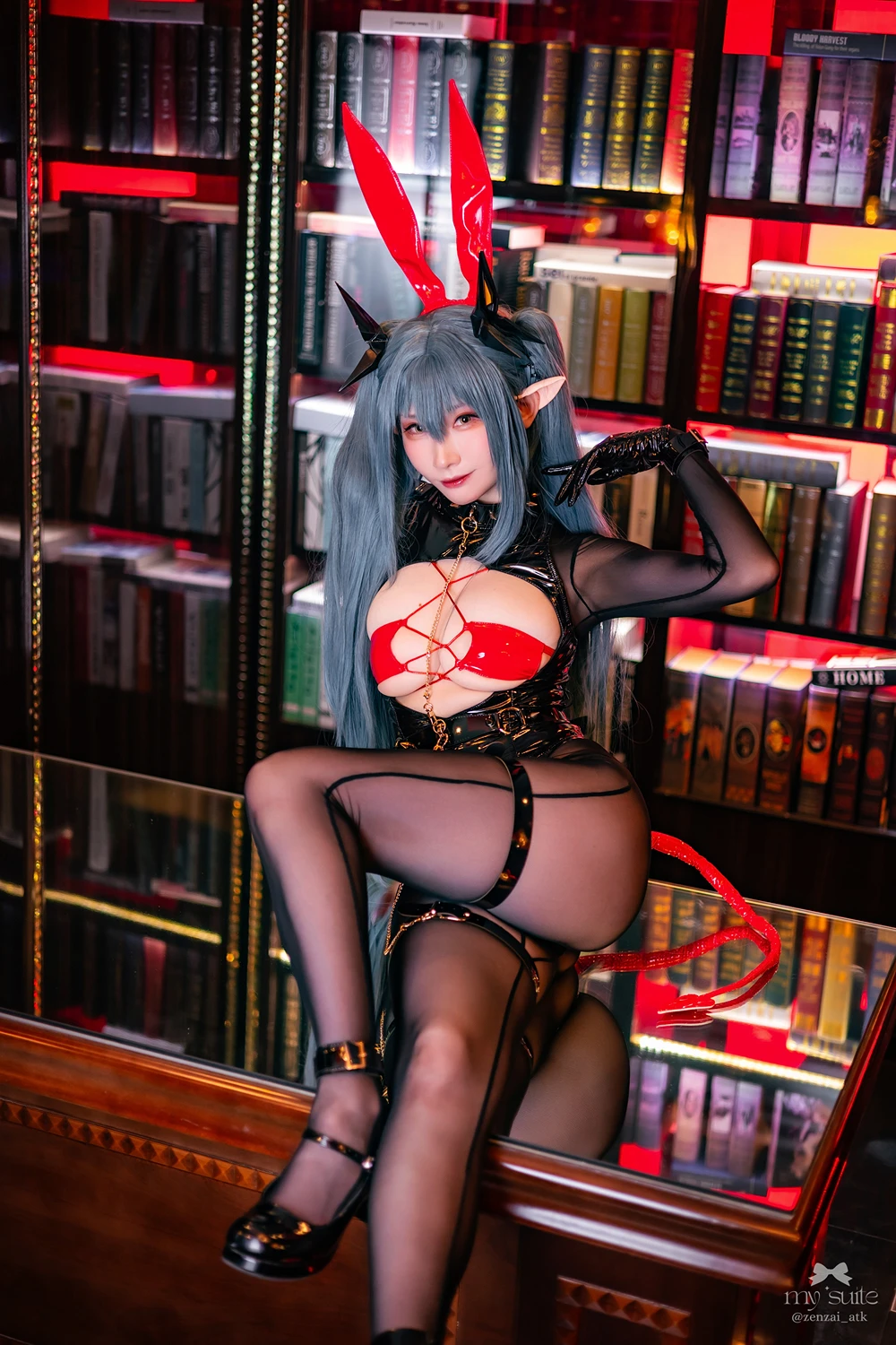 Cosplay Atsukiあつき – 碧蓝航线 莫加多尔＆雷根斯堡 Set.04 - P28