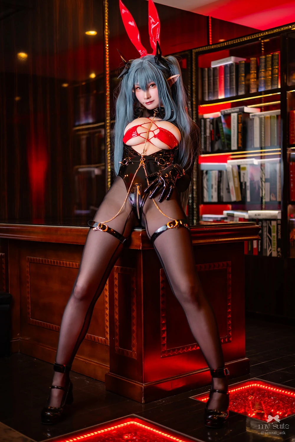 Cosplay Atsukiあつき – 碧蓝航线 莫加多尔＆雷根斯堡 Set.04 - P41
