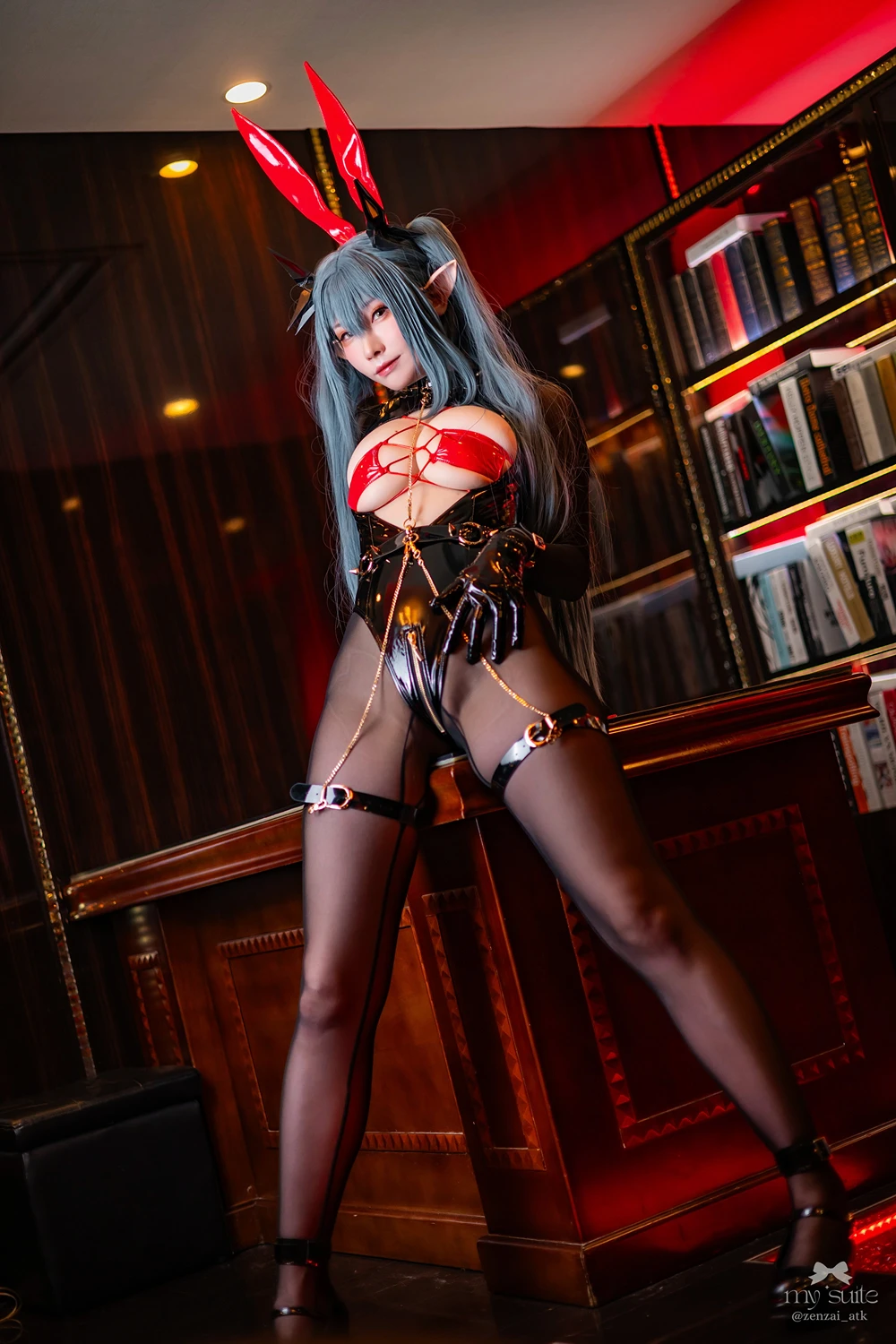 Cosplay Atsukiあつき – 碧蓝航线 莫加多尔＆雷根斯堡 Set.04 - P42