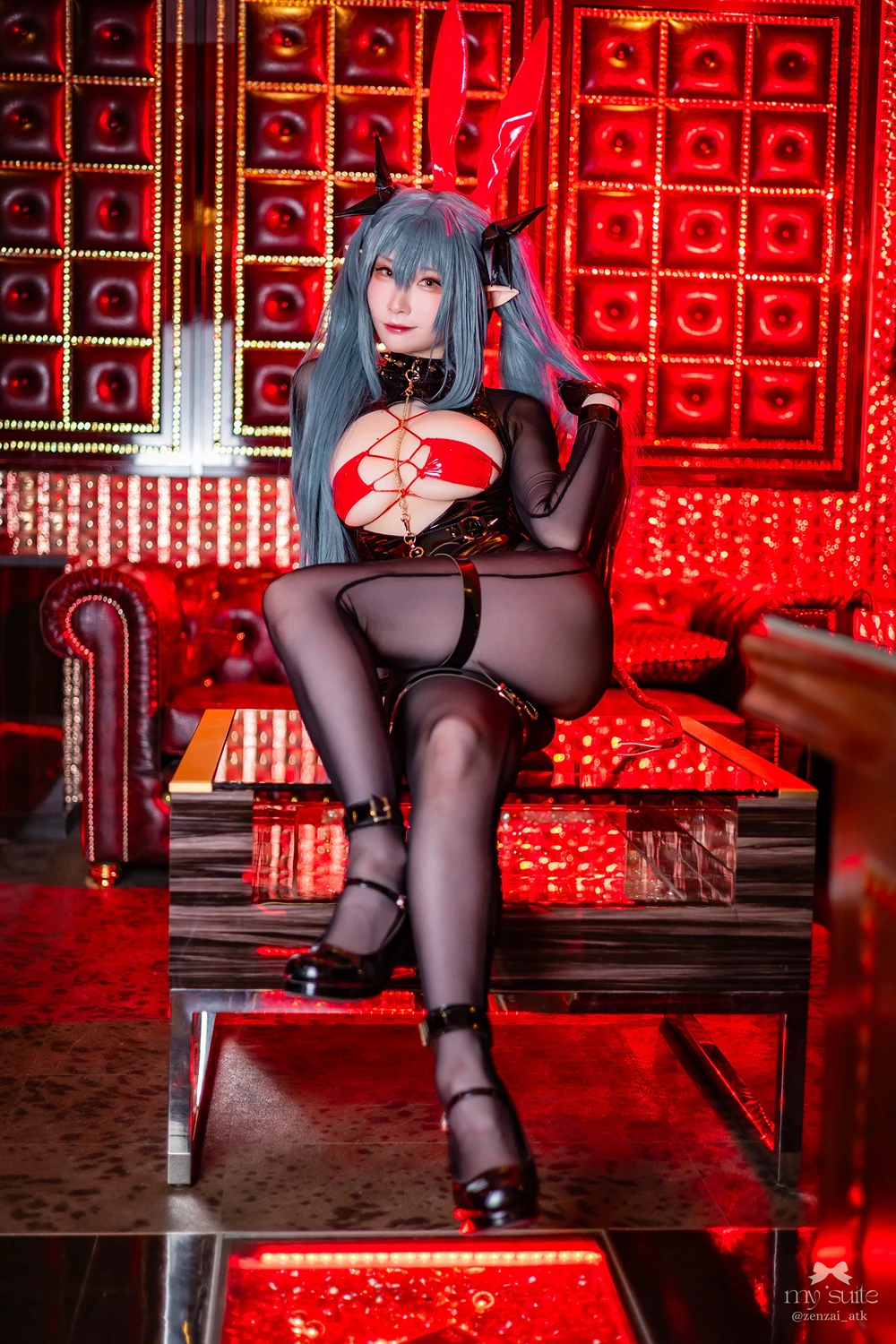 Cosplay Atsukiあつき – 碧蓝航线 莫加多尔＆雷根斯堡 Set.04 - P5
