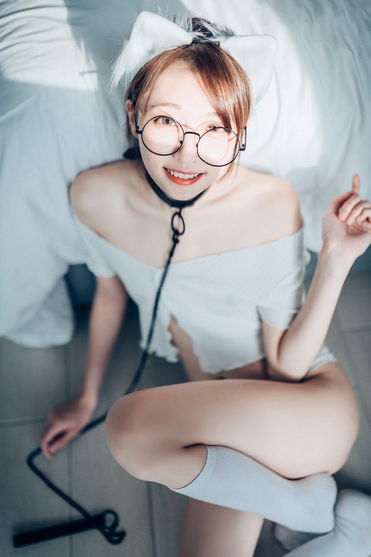 [JVID] 妍妍 Angel – 女孩在trasmart制服與眼鏡 - P107