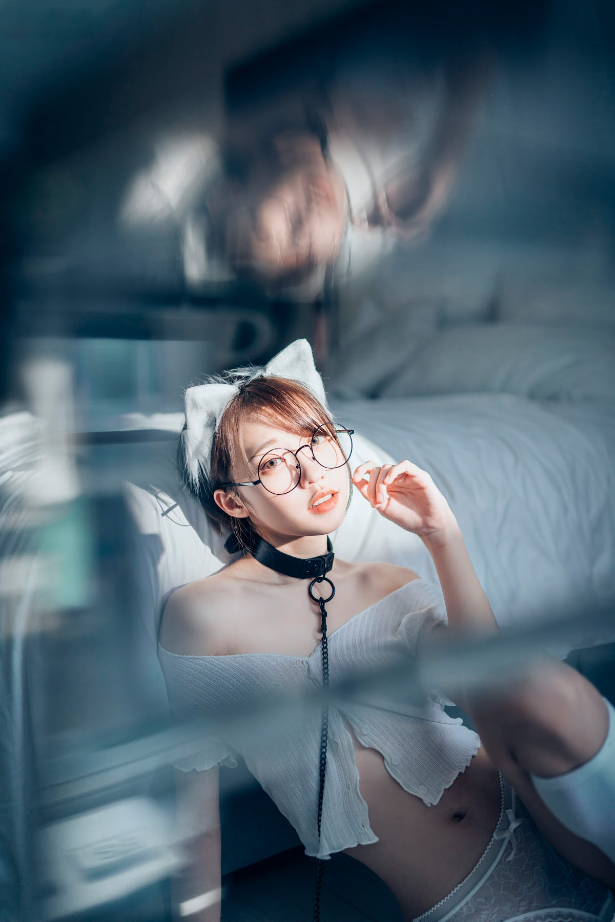[JVID] 妍妍 Angel – 女孩在trasmart制服與眼鏡 - P109