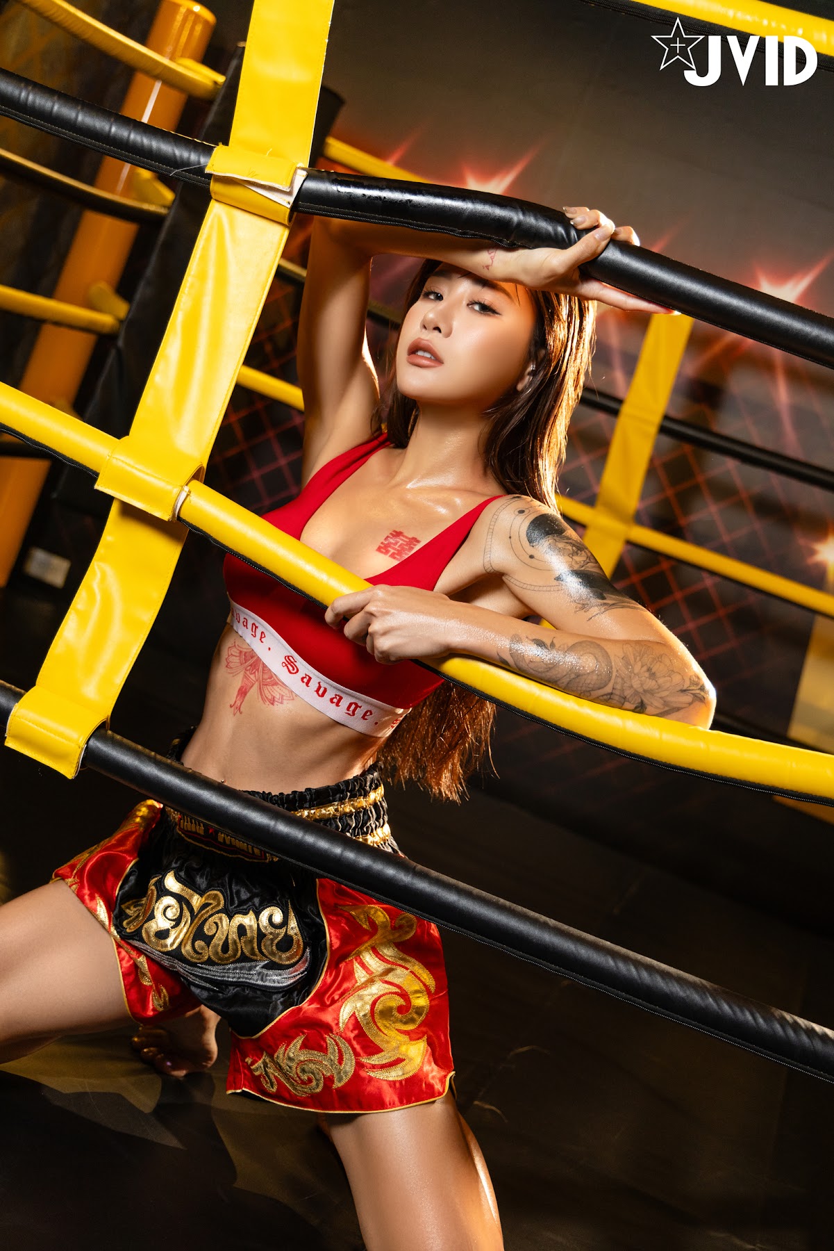 [JVID] Lara 雙囍 – 全裸搏擊擂台 The Empress’s Struggle in the Naked Fight Zone - P76