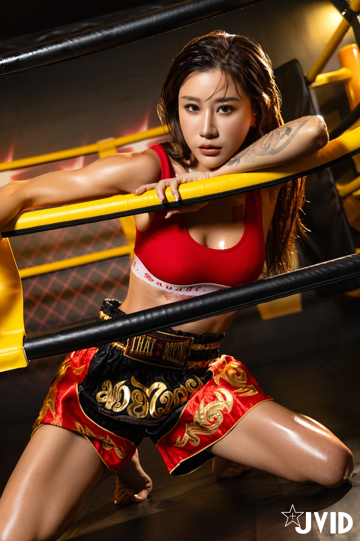 [JVID] Lara 雙囍 – 全裸搏擊擂台 The Empress’s Struggle in the Naked Fight Zone - P80